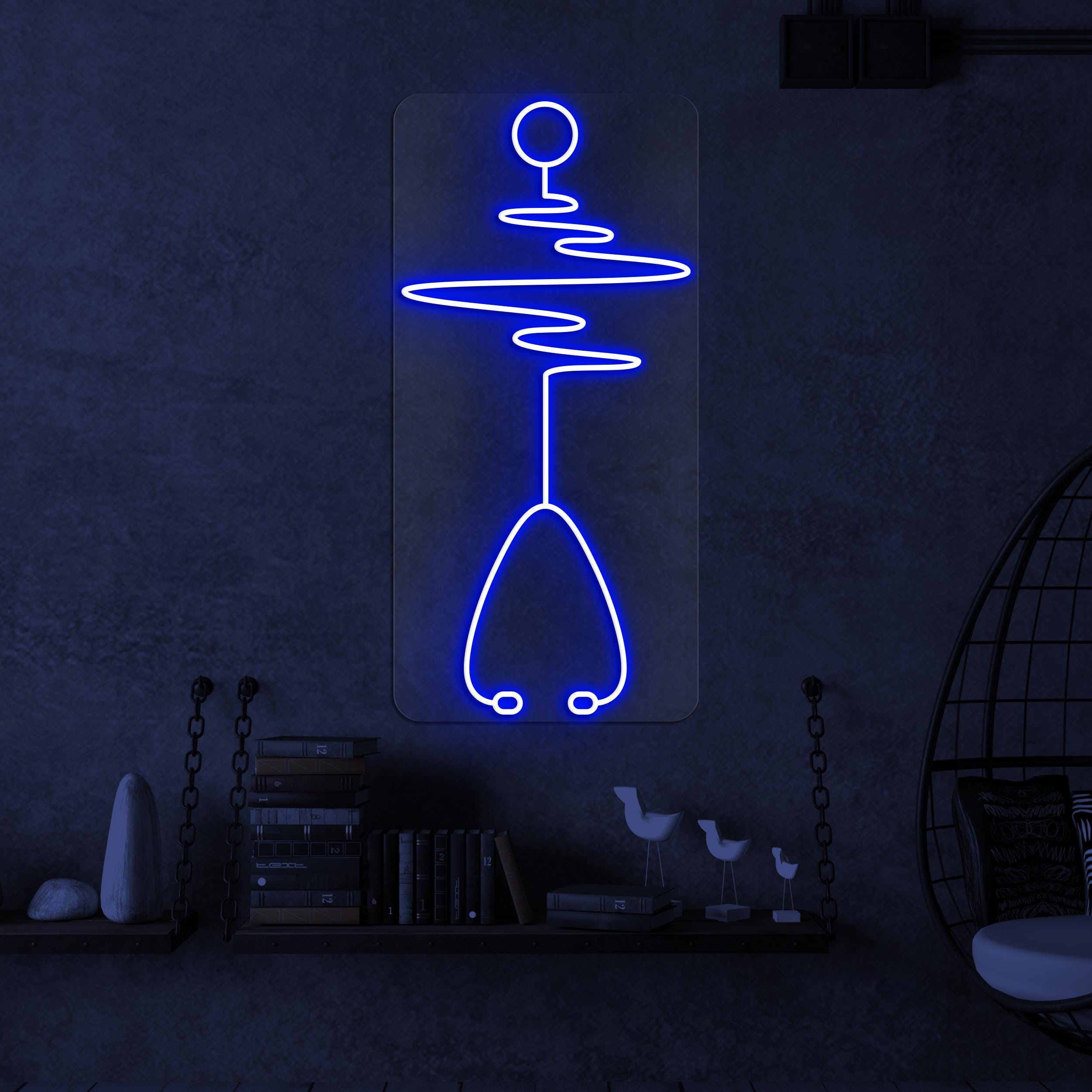 Stethoscope Neon Sign, Stethoscope LED Light, Hospital Wall Decor, Medical Room Wall Art, Doctor Office Neon Light, Healthcare Neon Art