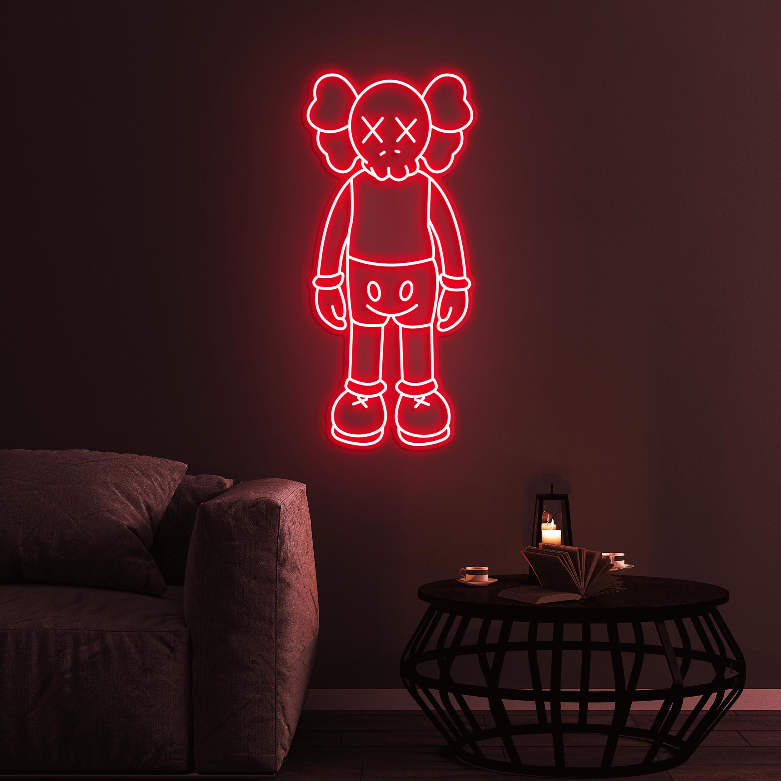 Street Kaw Neon Sign, Street Kaw LED Wall Light, Kaw Led Neon Art, Custom Kaw Art, Modern Street Sign for Home, Halloween & Party Wall Decor