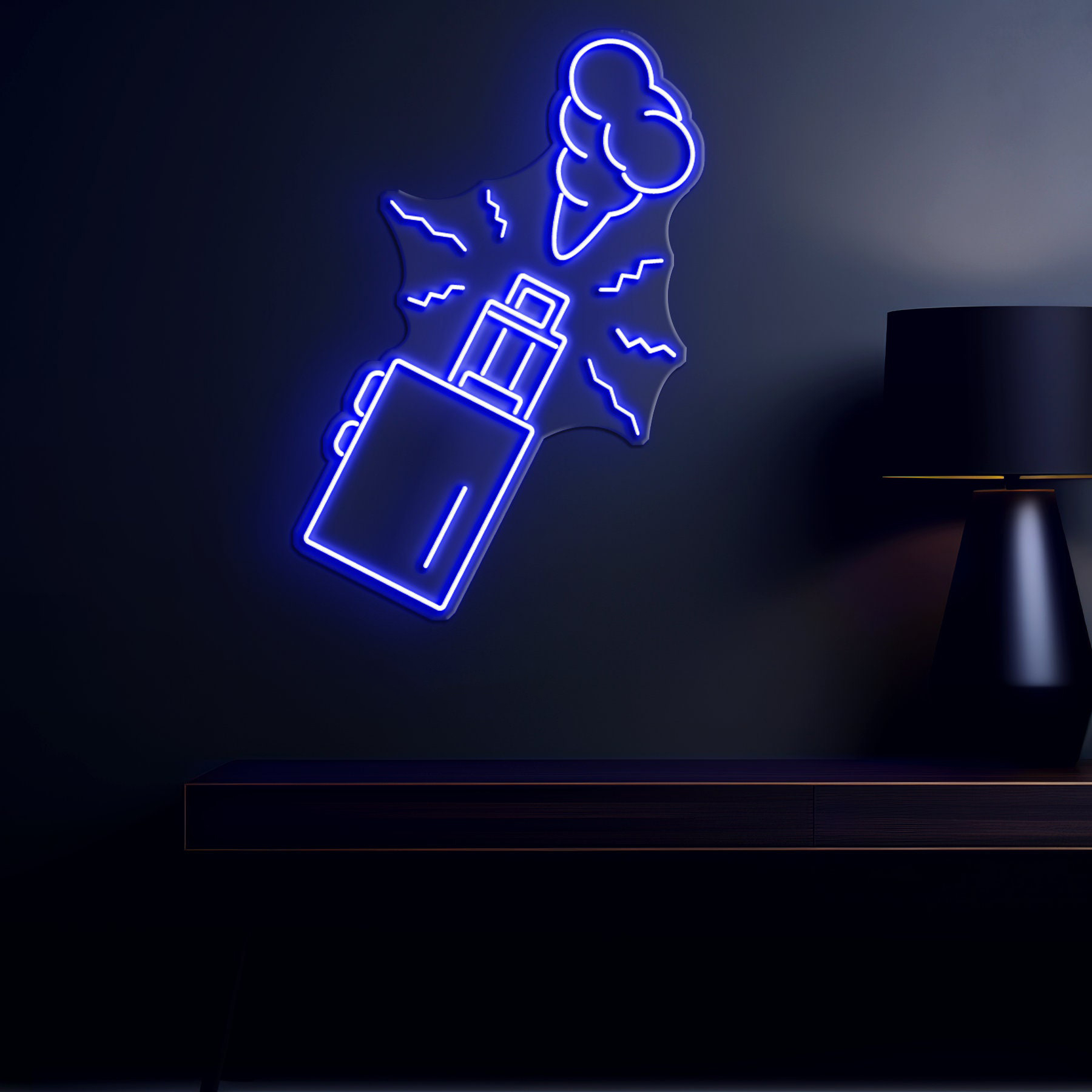 Vape Shop Neon Sign, LED Art for Business Advertising, Man Cave, Home Bar Decor, Pub, Smoking Lounge, Party, Vape & Smoke Neon Lights, Gift