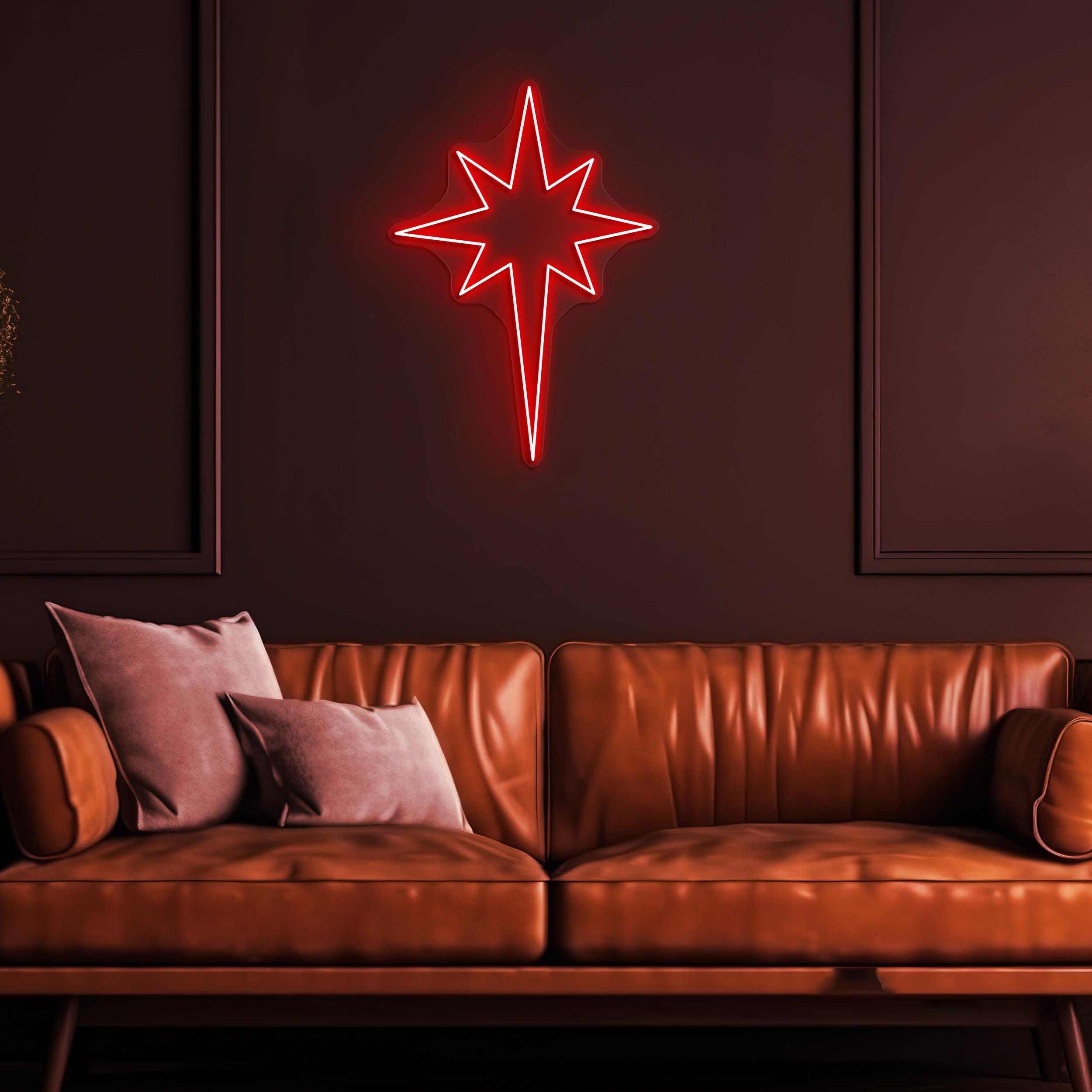 Star Neon Sign, Star LED Light, Bedroom Wall Decor, Star Neon Art, Home Wall Decor, Kids Room Neon Light, Cafe, Bar Led Light, Gift Idea