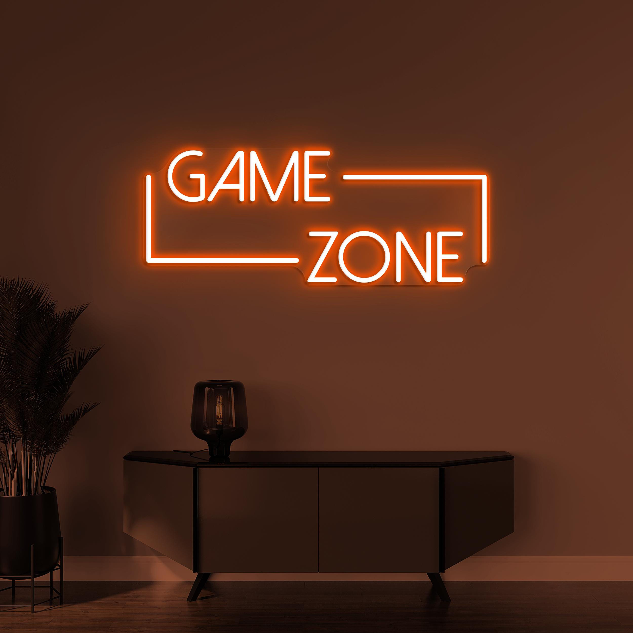 Game Zone Neon Sign, Game Zone LED Light, Game Room Wall Decor, Boys Room Light, Personalized Sign, Game Lover Gift Idea , Game Room Sign