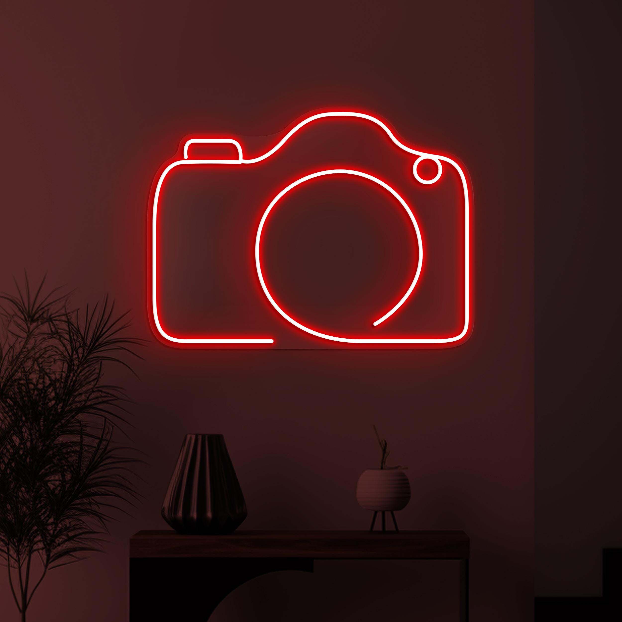 Camera Neon Sign, Camera LED Light, Photography Wall Decor, Kids Room Wall Art, Photo Studio Neon Light, Photographer Gift, Birthday Decor