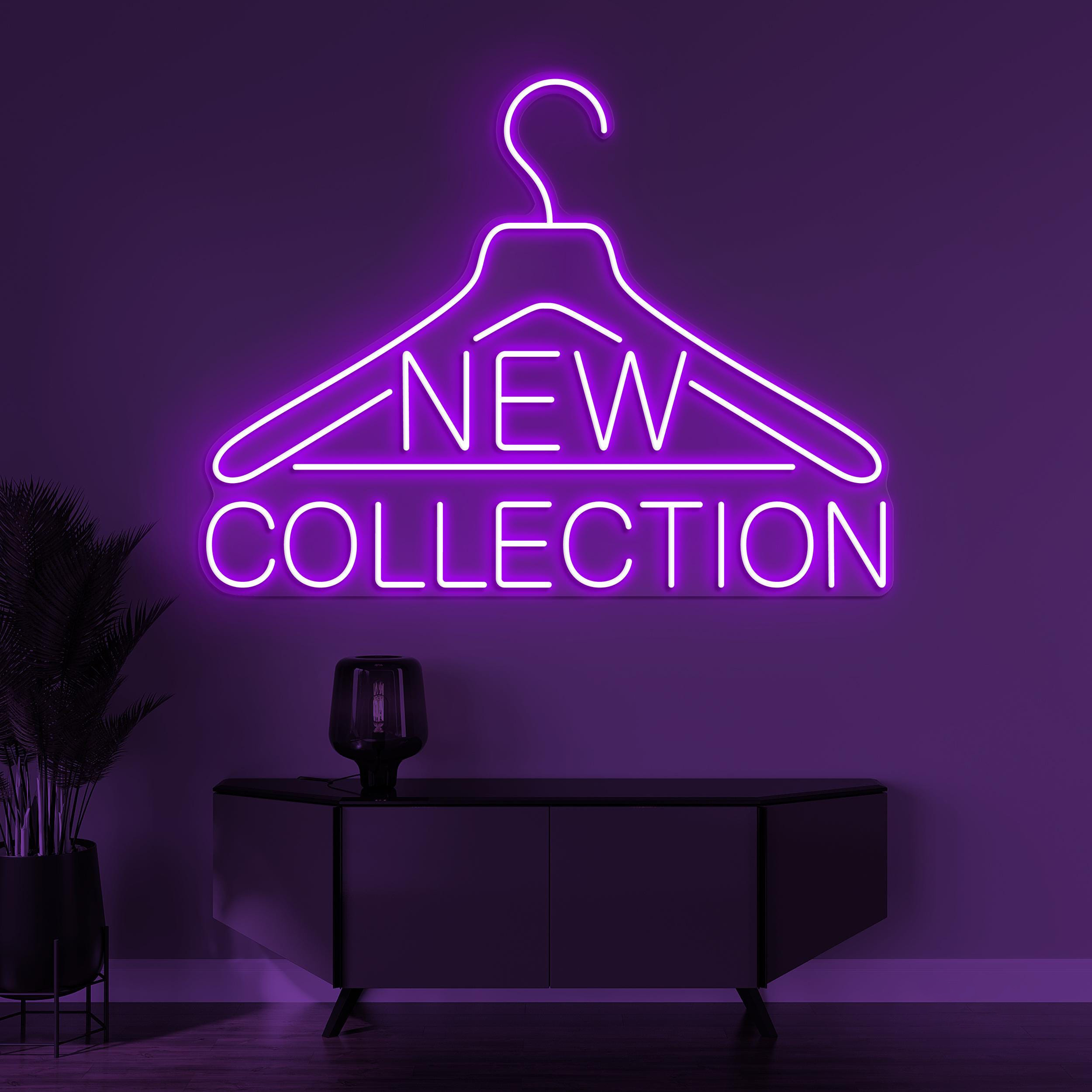 New Collection Neon Sign, New Collection LED Light, Fashion Wall Decor, Hanger Neon Art, New Arrivals Led Sign, Boutique Neon Wall Decor