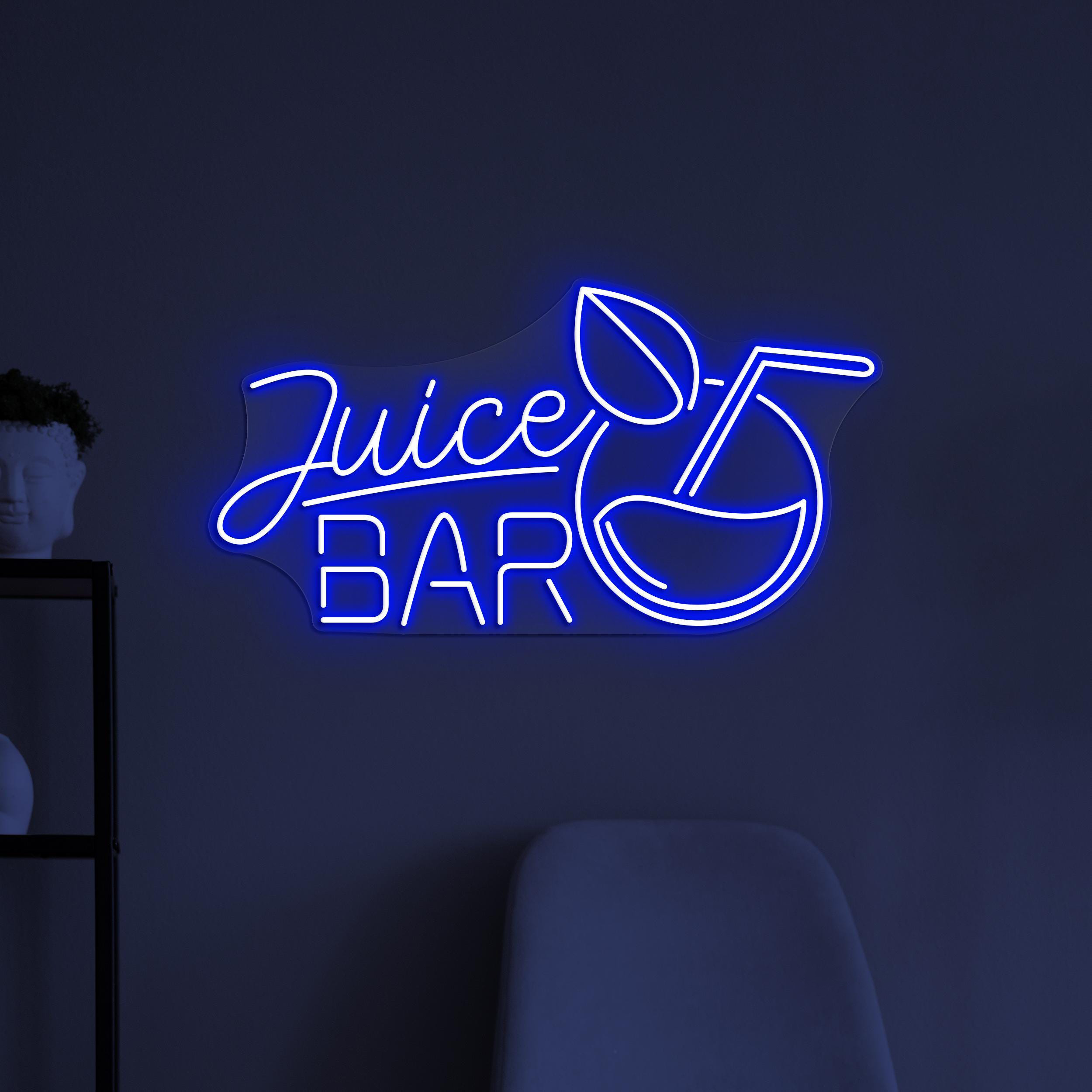 Juice Bar Neon Sign, Juice Bar LED Light, Bar Wall Decor, Juice Shop Wall Art, Drink Corner Neon Sign, Cafe Neon Light, Drunk Neon Art, Gift