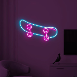 Skateboard Neon Sign, Skateboard Neon Light, Game Room Wall Decor, Game Zone Wall Art, Skateboard Club Neon Light, Kids Room Led Neon Sign