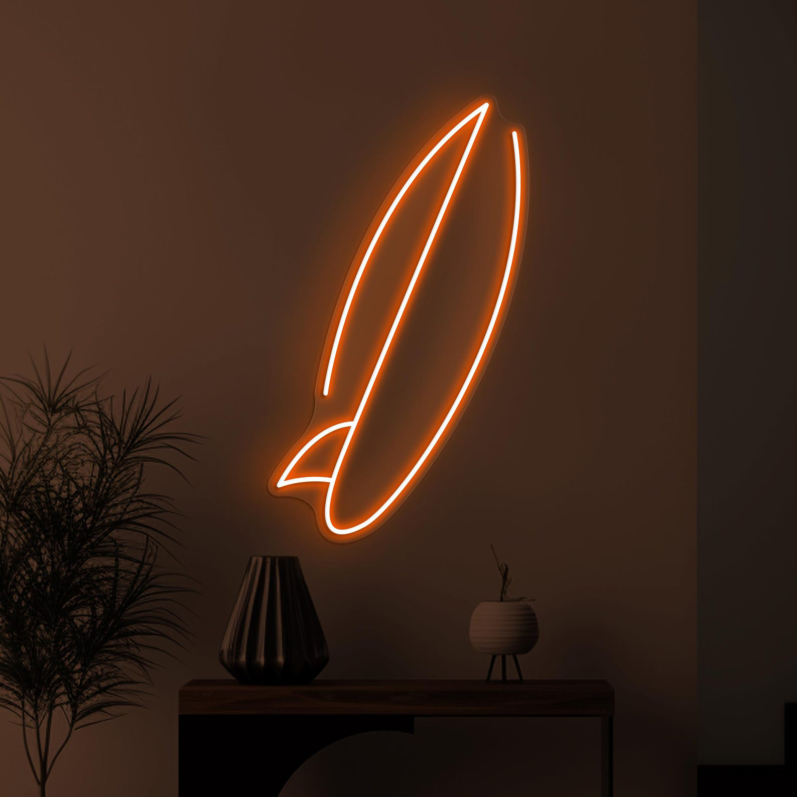 Surfboard Neon Sign, Surfboard LED Light, Summer Vibes Neon Art, Beach Wall Decor, Beach Party Neon Light, Sea Surfboard Sign, Ocean Lover