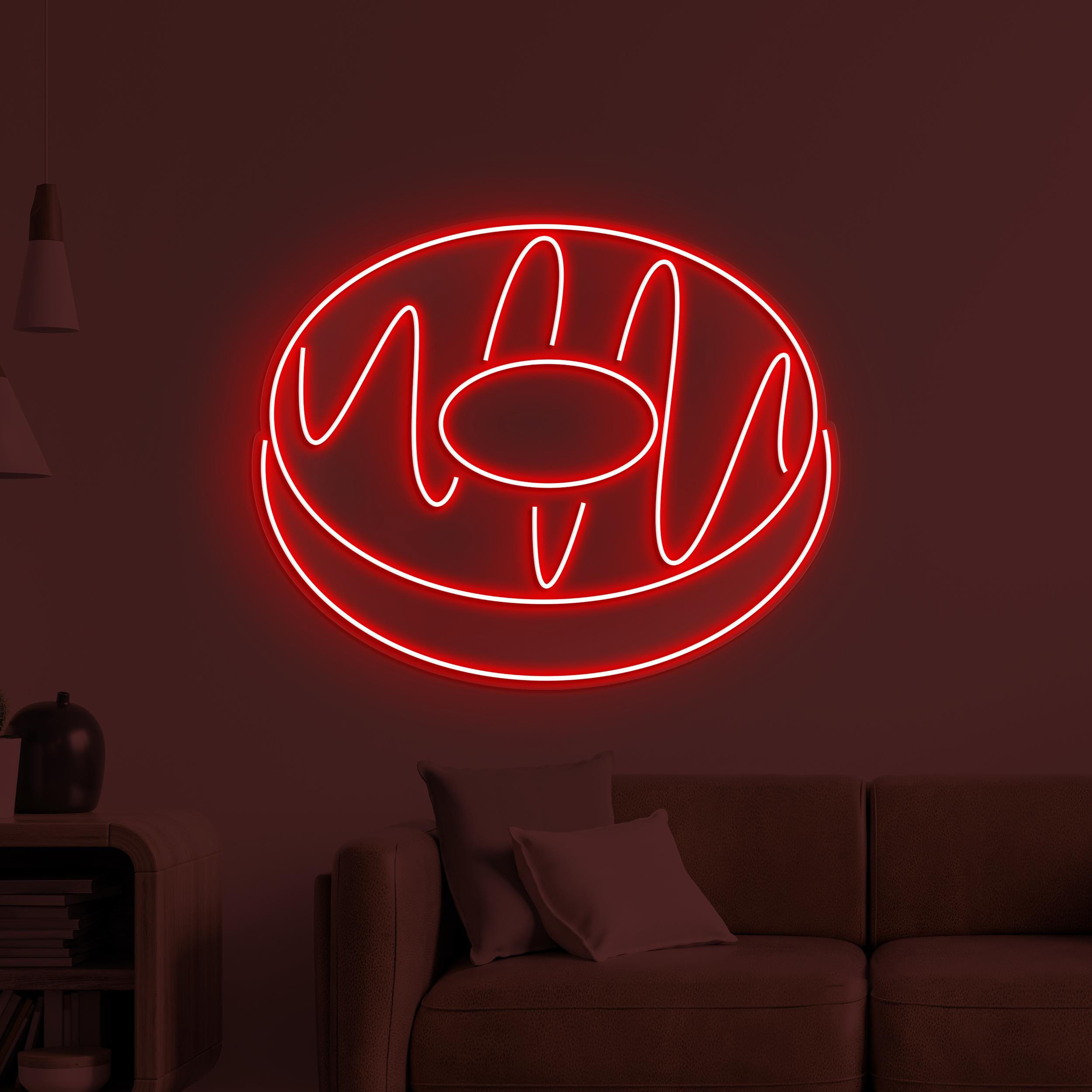 Donut Neon Sign, Donut LED Sign, Yummy Donut Wall Decor, Sugar Rush Neon Light, Sweet Treat Wall Art, Dessert Shop Art, Kitchen Wall Decor