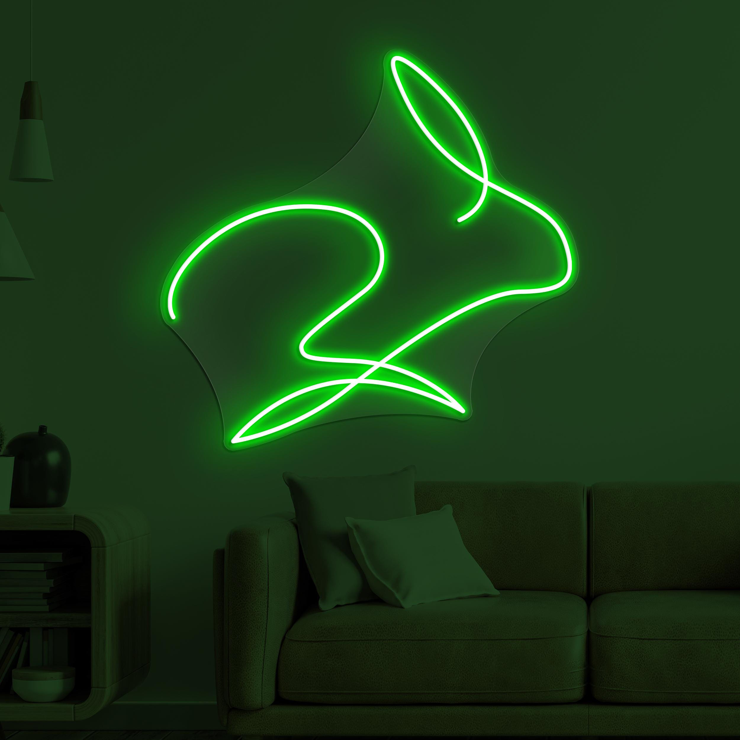 Rabbit Neon Sign, Rabbit LED Light, Bunny Wall Decor, Animal Shop Wall Art, Cute Bunny Neon Sign, Home Neon Light, Kids Room Wall Decor