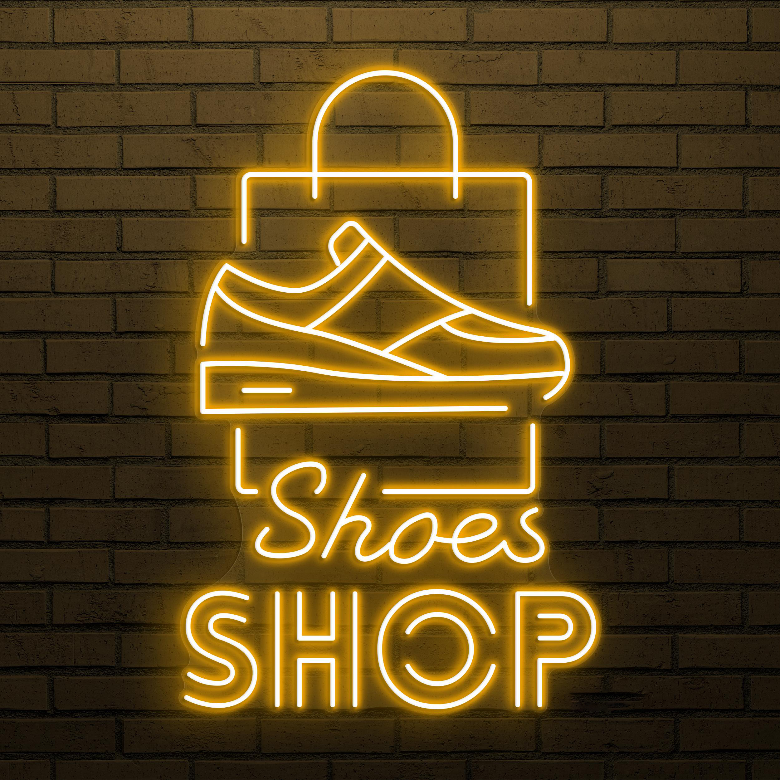 Shoes Shop Neon Sign, Shoes Shop LED Light, Business Logo Wall Decor, Shoe Store Neon Light, Custom Neon Sign, Sneakers Shop Neon Decor