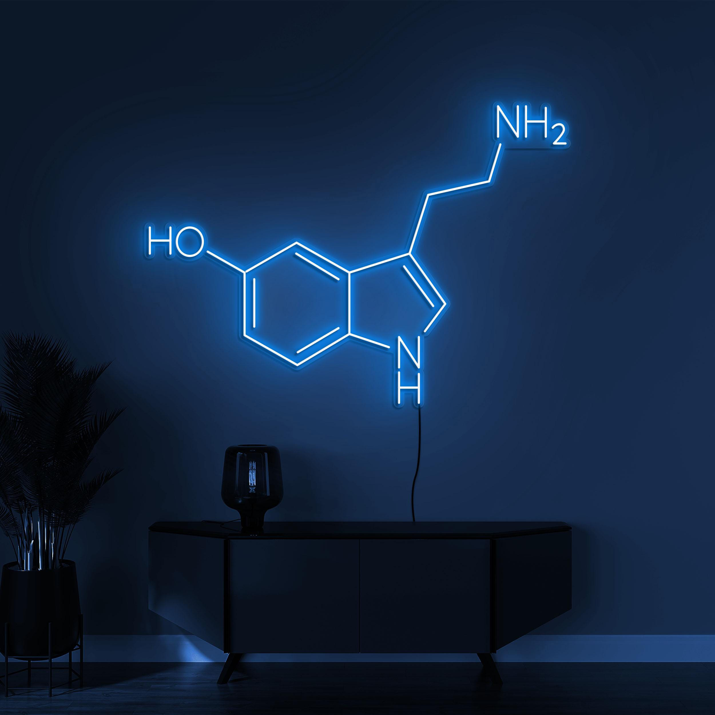 Molecular Formula Neon Sign, Formula Wall Decor, Molecular Formula Neon Light, Home Wall Art, Decor for School, Colleges & University, Gift