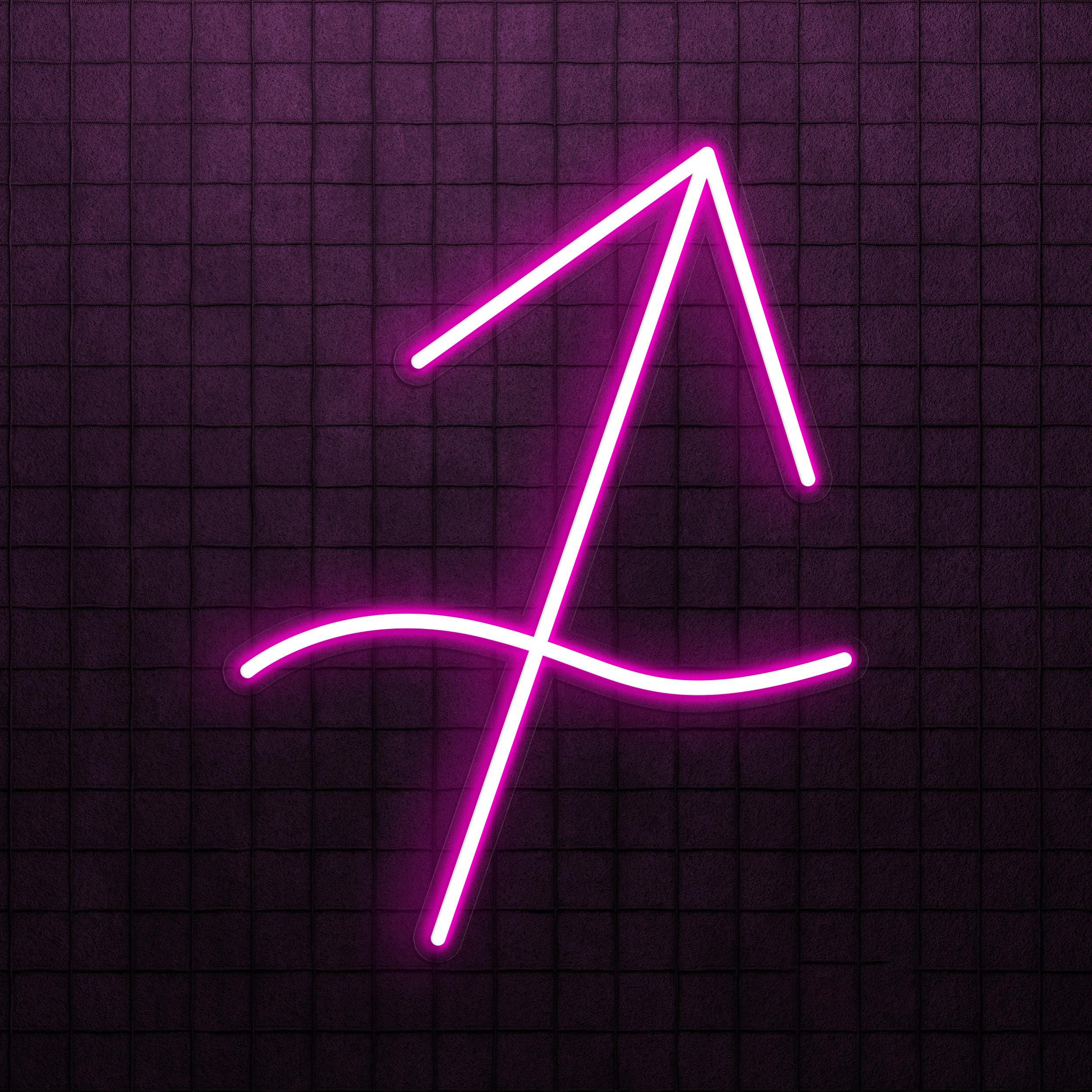 Sagittarius Neon Sign, Sagittarius LED Light, Home Wall Decor, Custom Sign, Elements of the Zodiac, Horoscope Sign for Home & Studio Decor