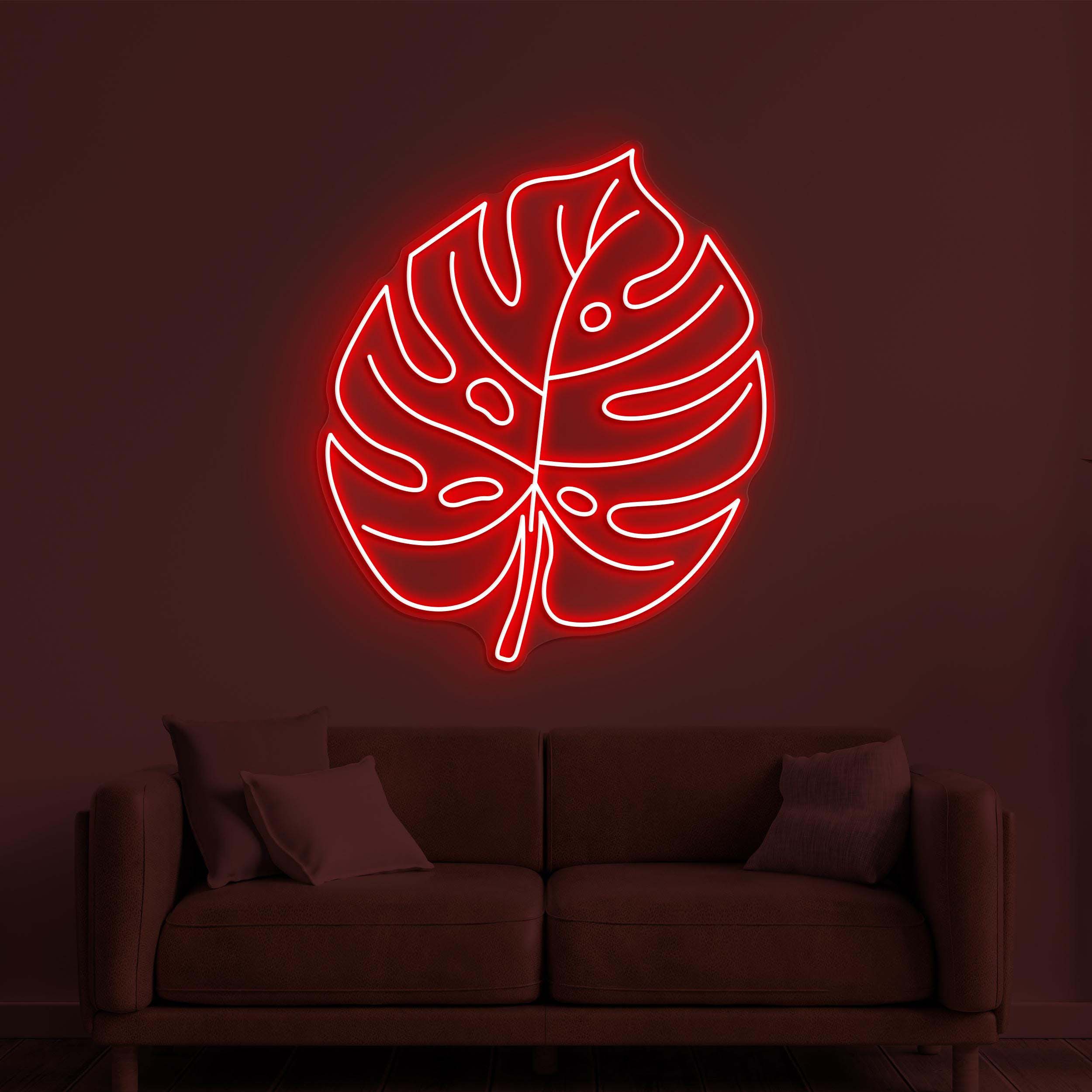 Leaf Neon Sign, Monstera Leaf LED Light, Leaf Neon Wall Art, Home Wall Decor, Plant Shop Art, Kids Room Neon Sign, Leaf Neon Art, Gift idea