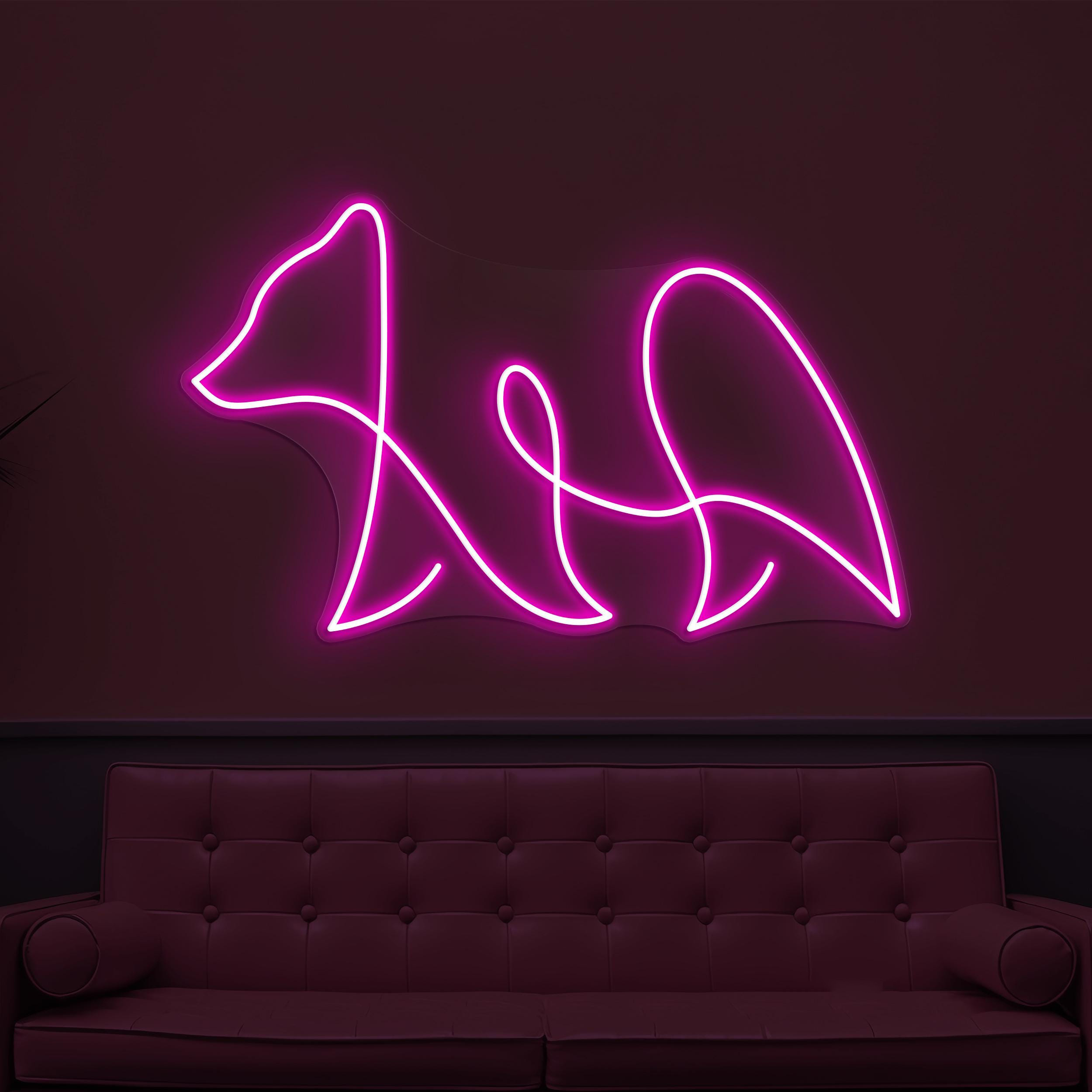 Bear Neon Sign, Bear LED Light, Cute Bear Line Wall Art, Led Wall Decor, Zoo Neon Light, Wild Animal Neon Decor, Kids Room Wall Decor, Gift