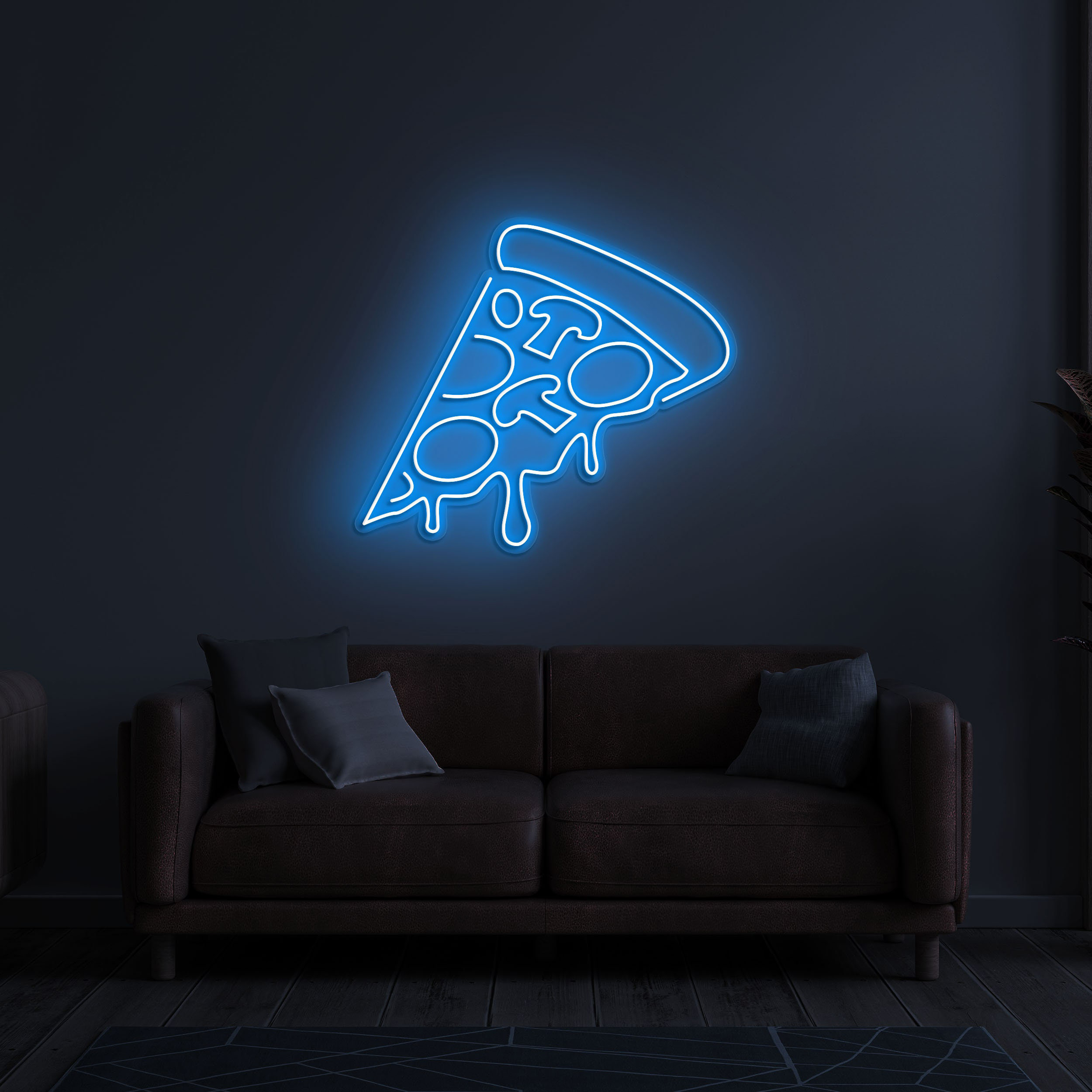 Pizza Neon Sign, Pizza LED Light, Home and Kitchen Decor, Wall Art for Pizza Lovers, Birthday or Lover's Gift, Bedroom and Restaurant Decor