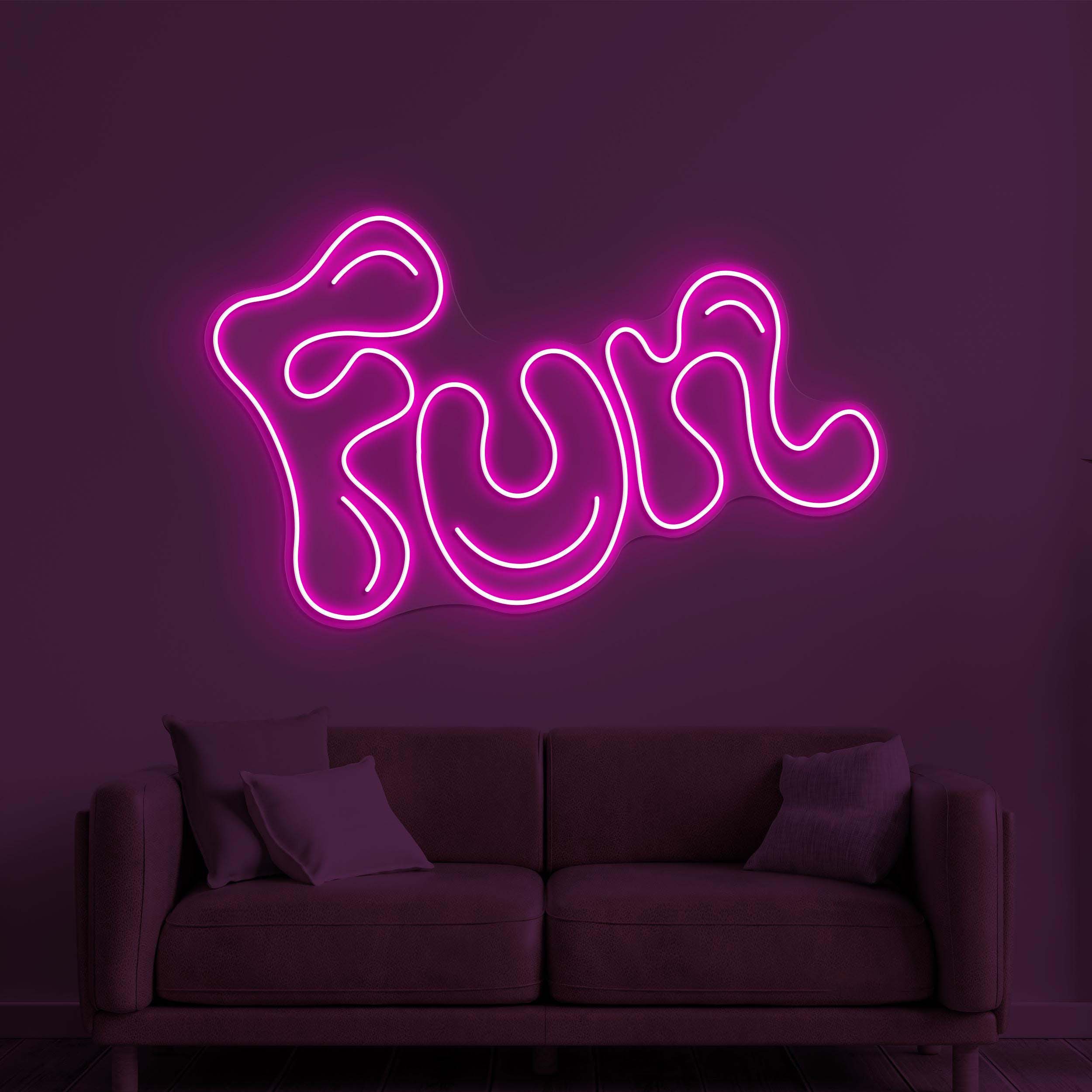 Fun Neon Sign, Fun LED Light, Party Wall Decor, Wedding Party Wall Art, Home, Room, Birthday & Party Decor, Personalized Fun Neon Sign, Gift