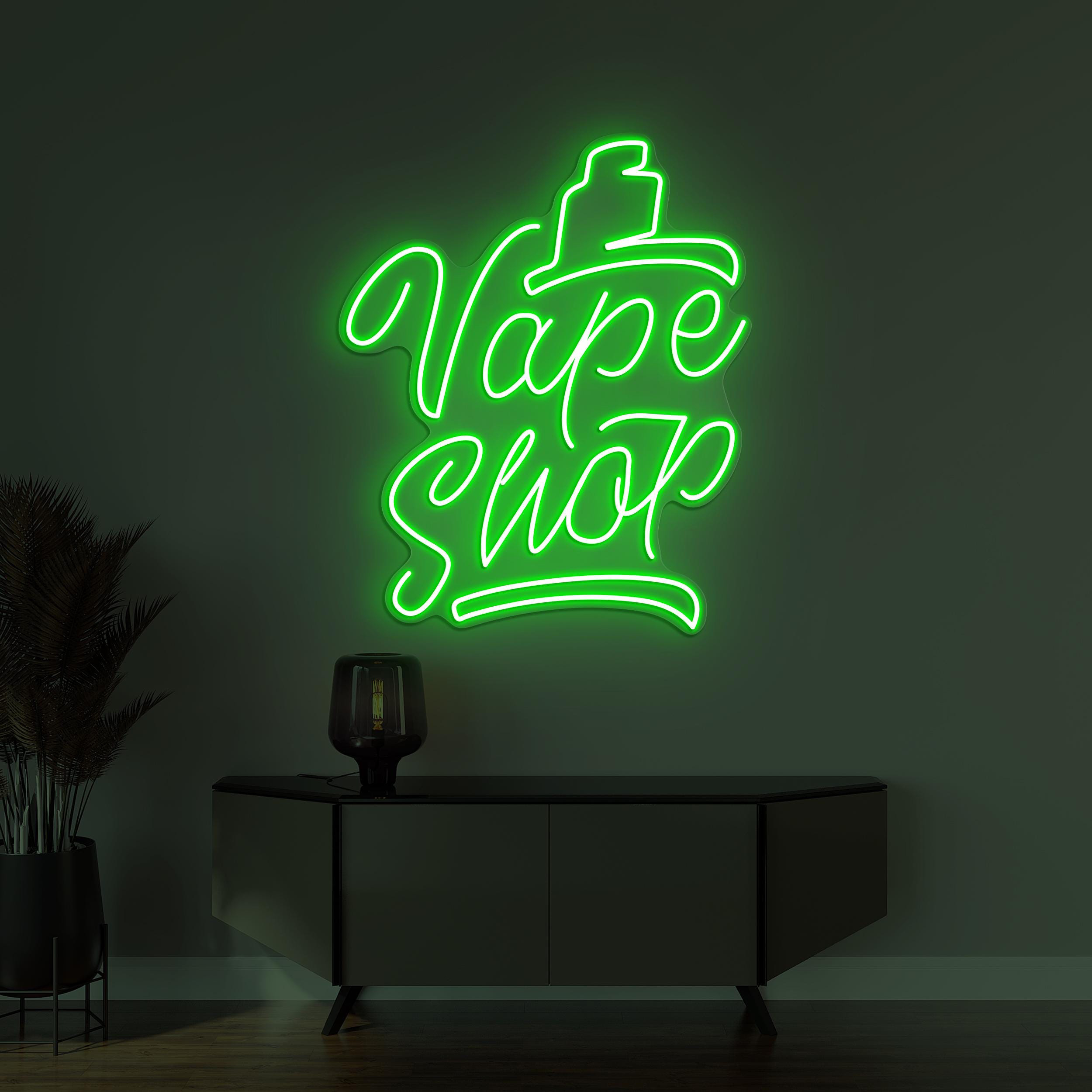 Vape Shop Neon Sign, Vape Shop LED Light, Smoke Shop Wall Decor, Vape Zone Logo Sign, Bar Wall Decor, Custom Neon Sign, Business Logo Sign