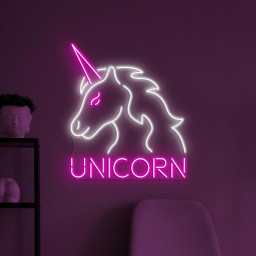 Unicorn Neon Sign, Unicorn LED Light, Unicorn Logo Wall Decor, Fantasy Wall Art, Home Wall Light, Magical Room Wall Decor, Kids Room Decor