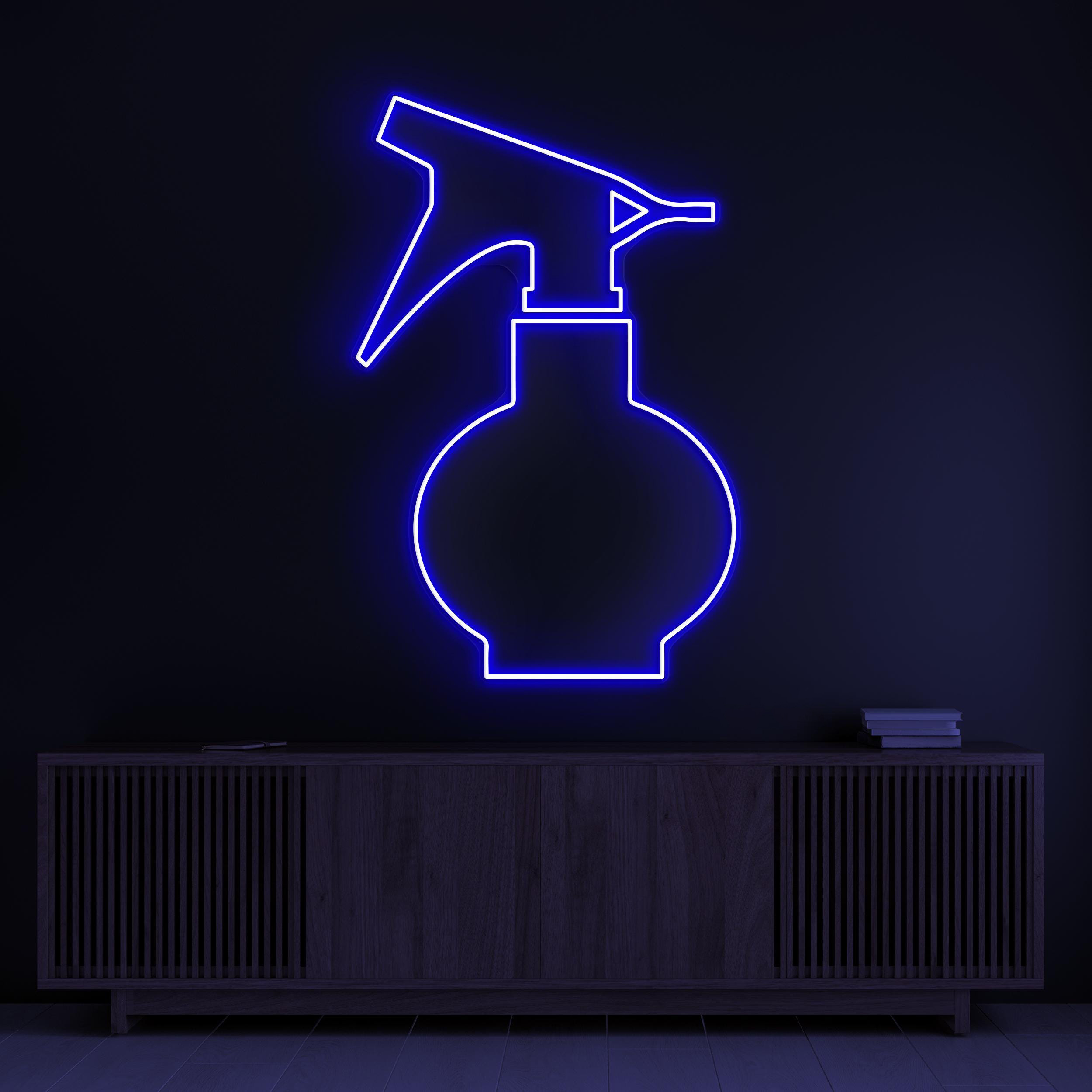 Spray Bottle Neon Sign, Spray Bottle LED Light, Spray Shower Bottle Wall Decor, Barber Shop Wall Art, Salon Spray Neon Art, Salon Neon Light
