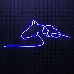 Horse and Woman Neon Sign, Horse and Woman LED Light, Girl Horse Riding Wall Art, Animal Shop Wall Decor, Horse Ride Club Light, Horse Lover