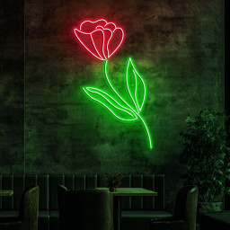 Tulip Flower Neon Sign, Tulip Flower LED Light, Tulip LED Neon Art, Decor for Home, Party, Garden & Yard, Mother‘s day Special, Gift for Her