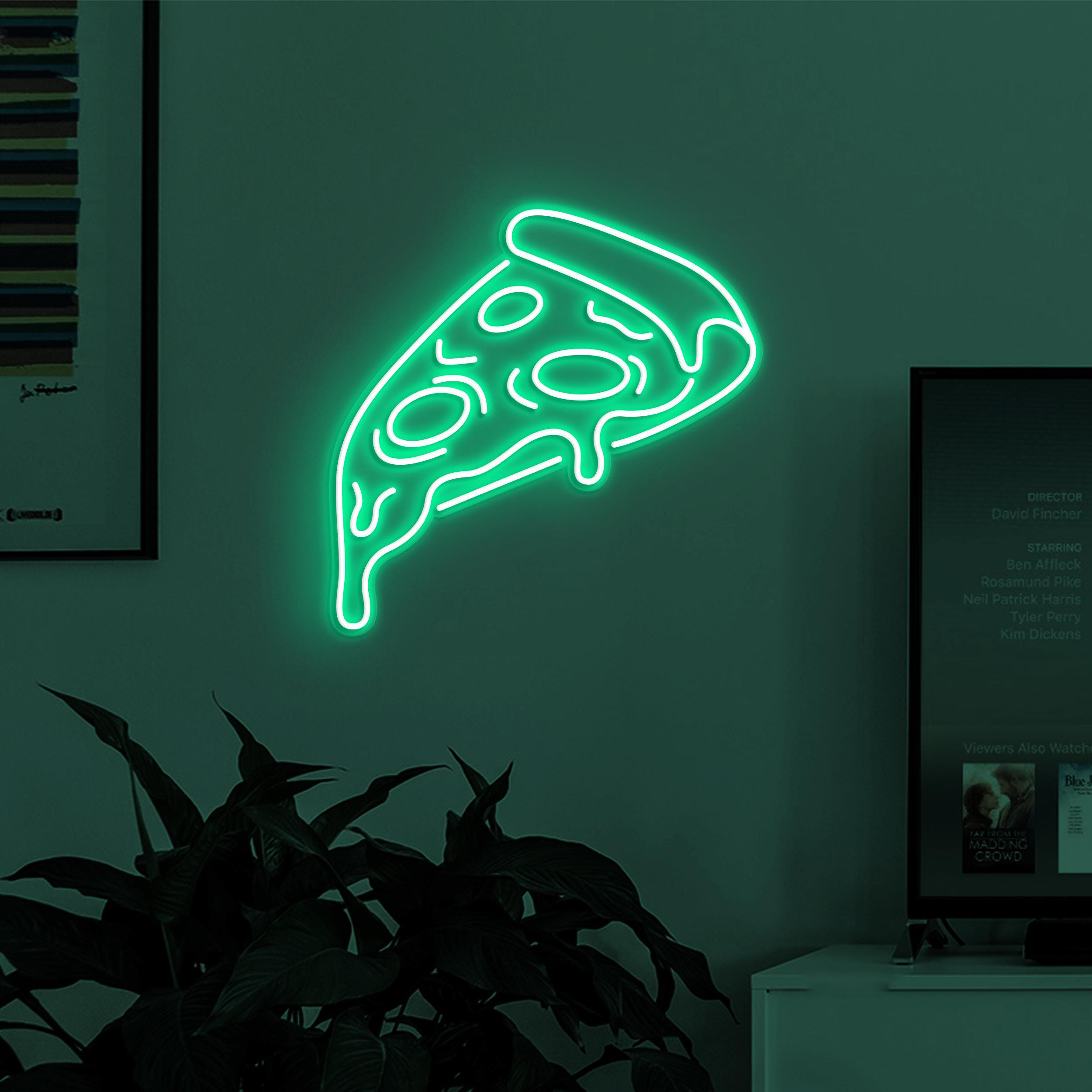 Pizza Neon Sign, Pizza LED Light, Pizza Shop Wall Decor, Home and Kitchen Wall Art, Pizza Slice Neon Light, Restaurant Neon Art, Pizza Lover