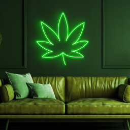 Weed Leaf Neon Sign, Weed Leaf LED Light, Marijuana Hemp Leaf Wall Art, Home Wall Decor, Cannabis Neon Sign, Marijuana Cannabis Neon Art