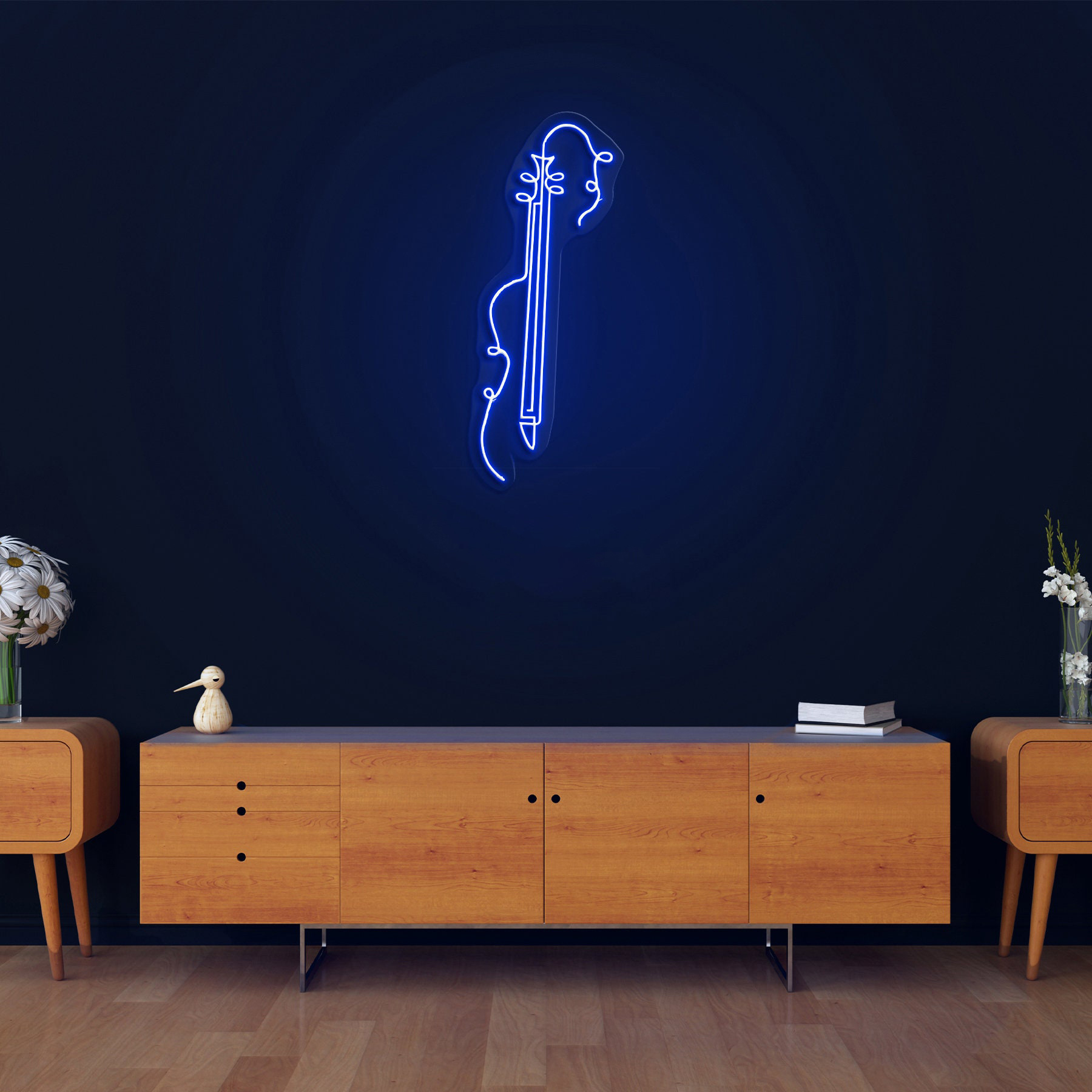 Violoncello Neon Sign, LED Music Instrument Light, Cello Led Wall Decor, Violin Neon Light, Music Theme Room Lighting, Gift for Music Lovers
