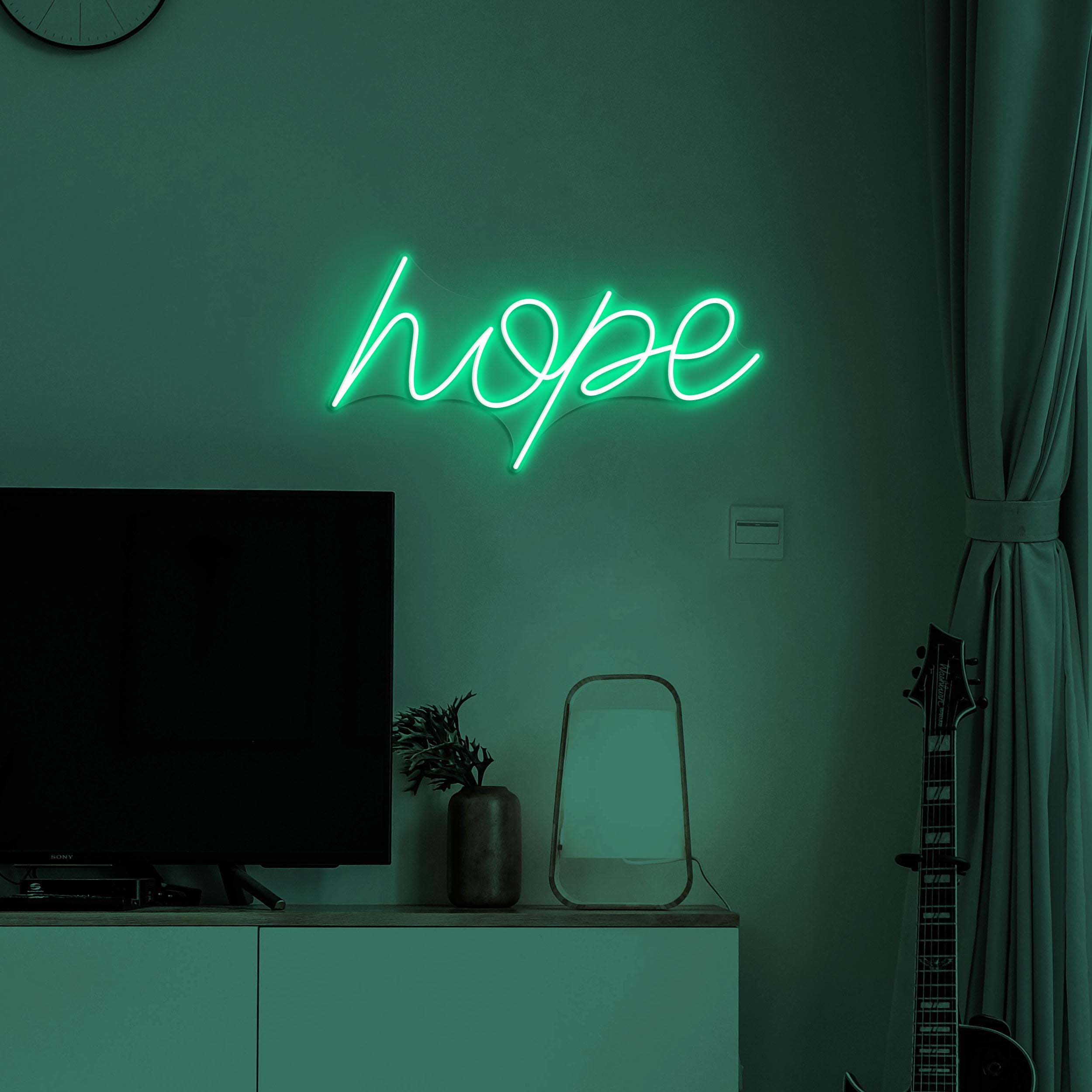 Hope Neon Sign, Hope LED Light, Positive Wall Decor, Positive Quote Neon Sign, Home Wall Decor, Motivational Neon Light, Bar and Cafe Decor
