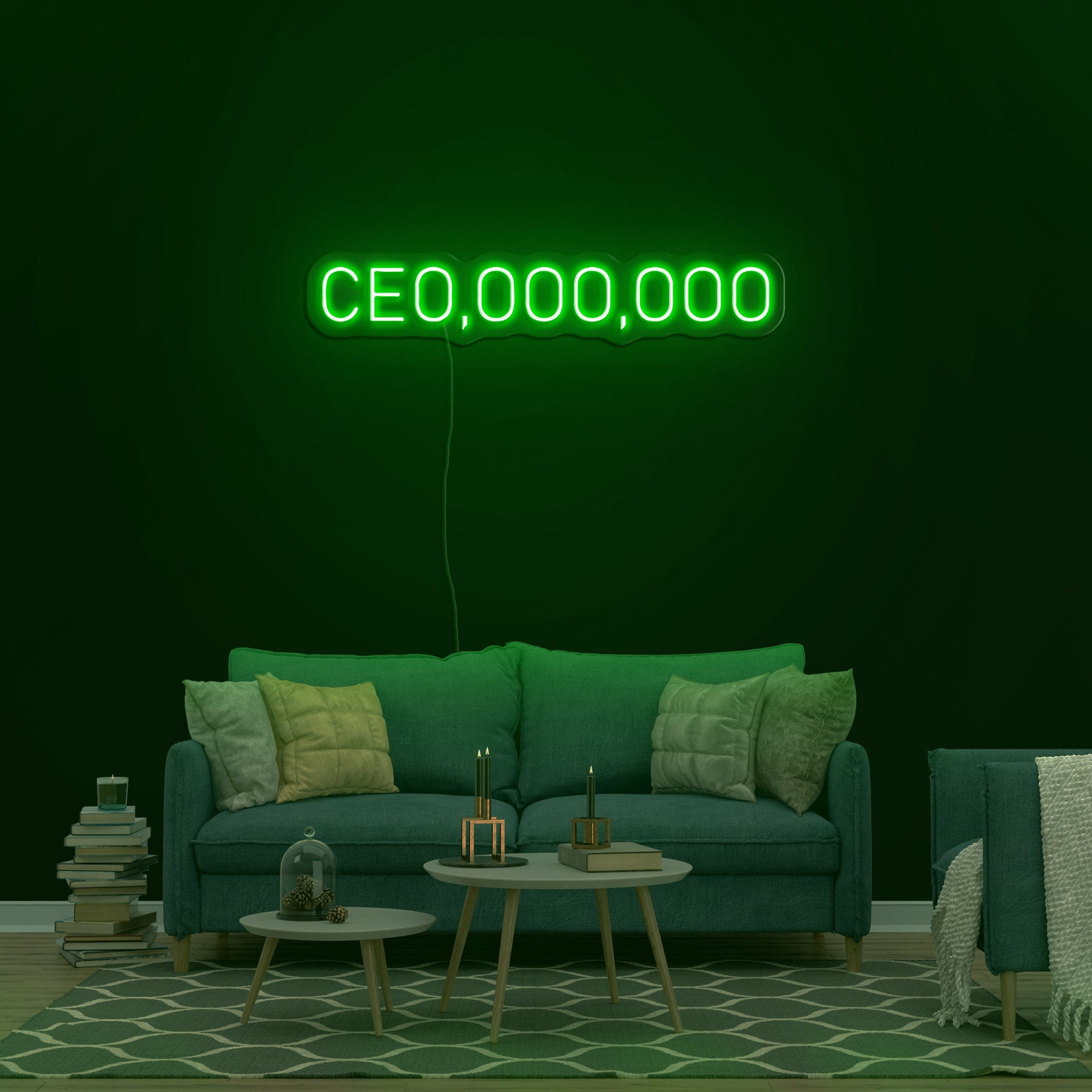 CEO LED Neon Sign, Wall Decor, Room Lighting, Office Art, Busines decor, Neon Light, Gift for Business Professionals, CE0000000,Office decor