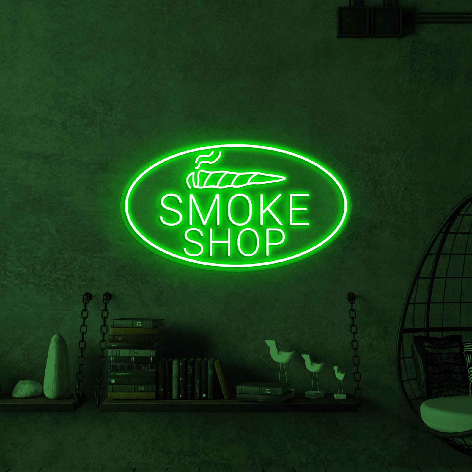 Smoke Shop Neon Sign, Smoke Shop LED Light, Cigar Wall Art, Smoke Shop Wall Decor, Cigarette Neon Light, Decor For Home, Smoking Bar & Cafe