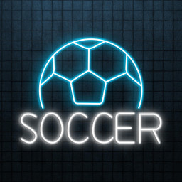Soccer Neon Sign, Soccer LED Light, Soccer Logo Wall Art, Goal Wall Decor, Game On Neon Sign, Birthday Gift for Soccer Lover, Game Room Art