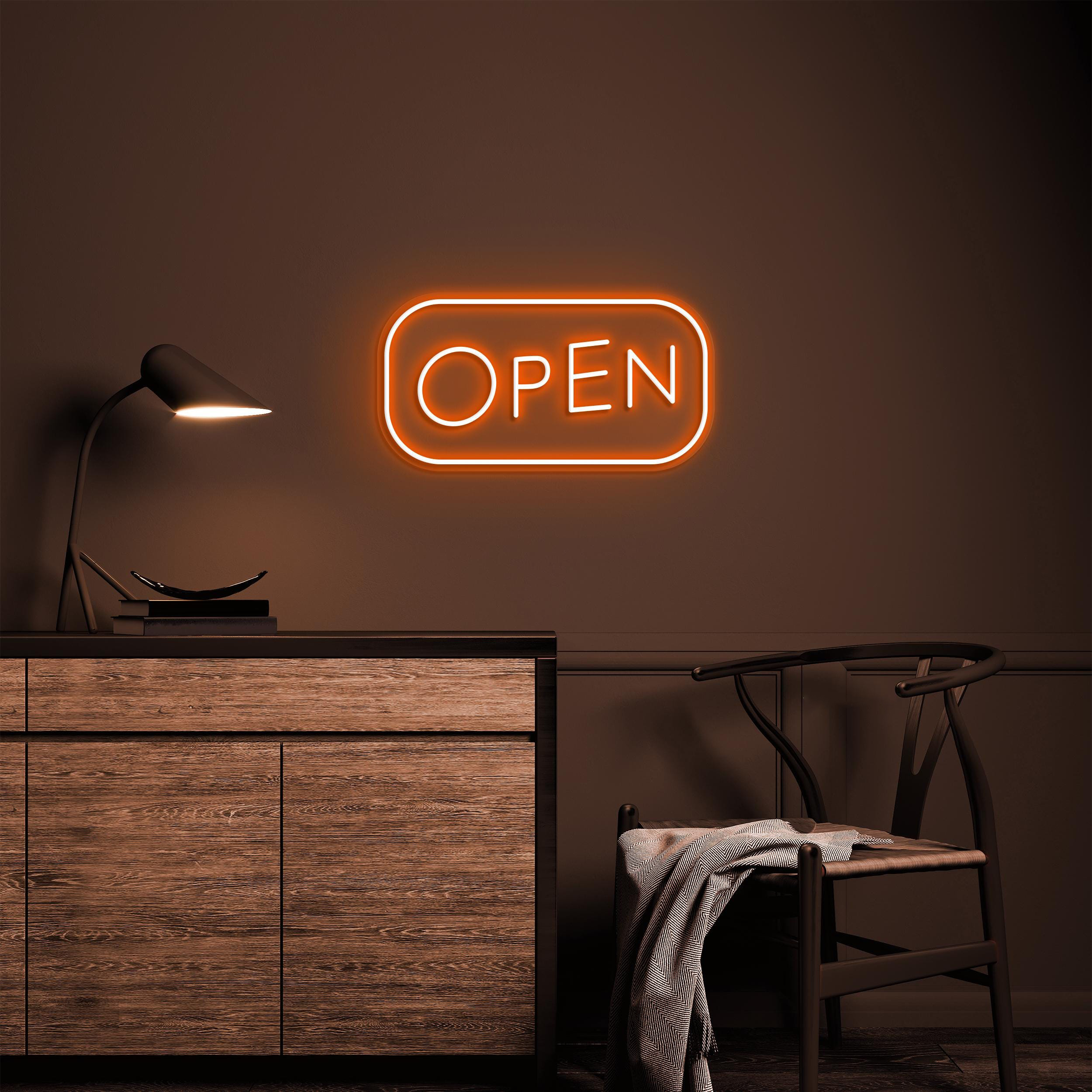 Open Neon Sign, Open Led Light, Open Wall Decor, Open Door Display Sign, Club, Bar Pub, Store Wall Art, Business Logo Art, Beauty Shop Decor
