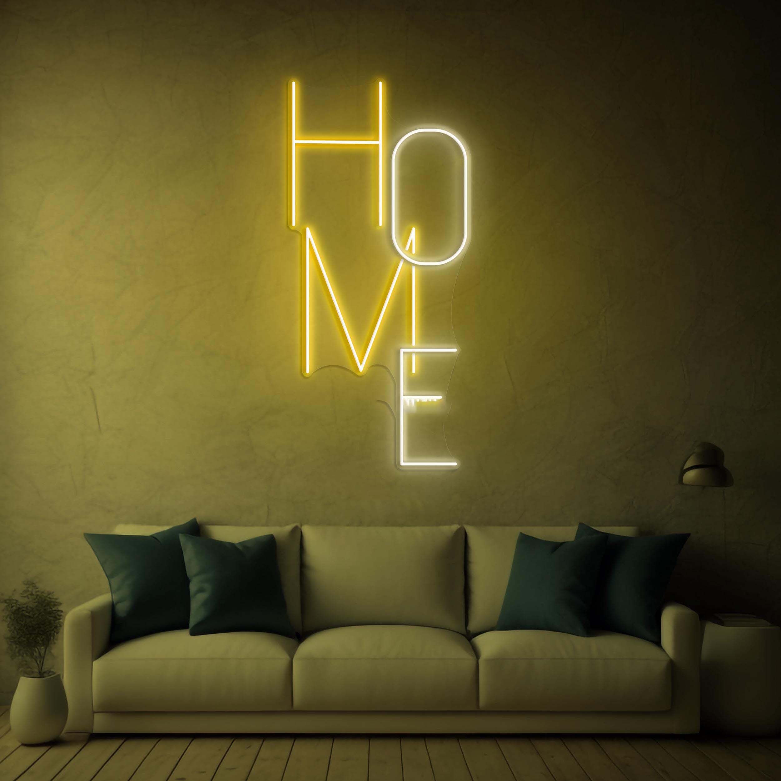 Home Neon Sign, Home LED Light, Home House Warming Wall Art, Custom Neon Sign, Home, Room, Bedroom Decoration, Home Wall Hanging Neon Decor