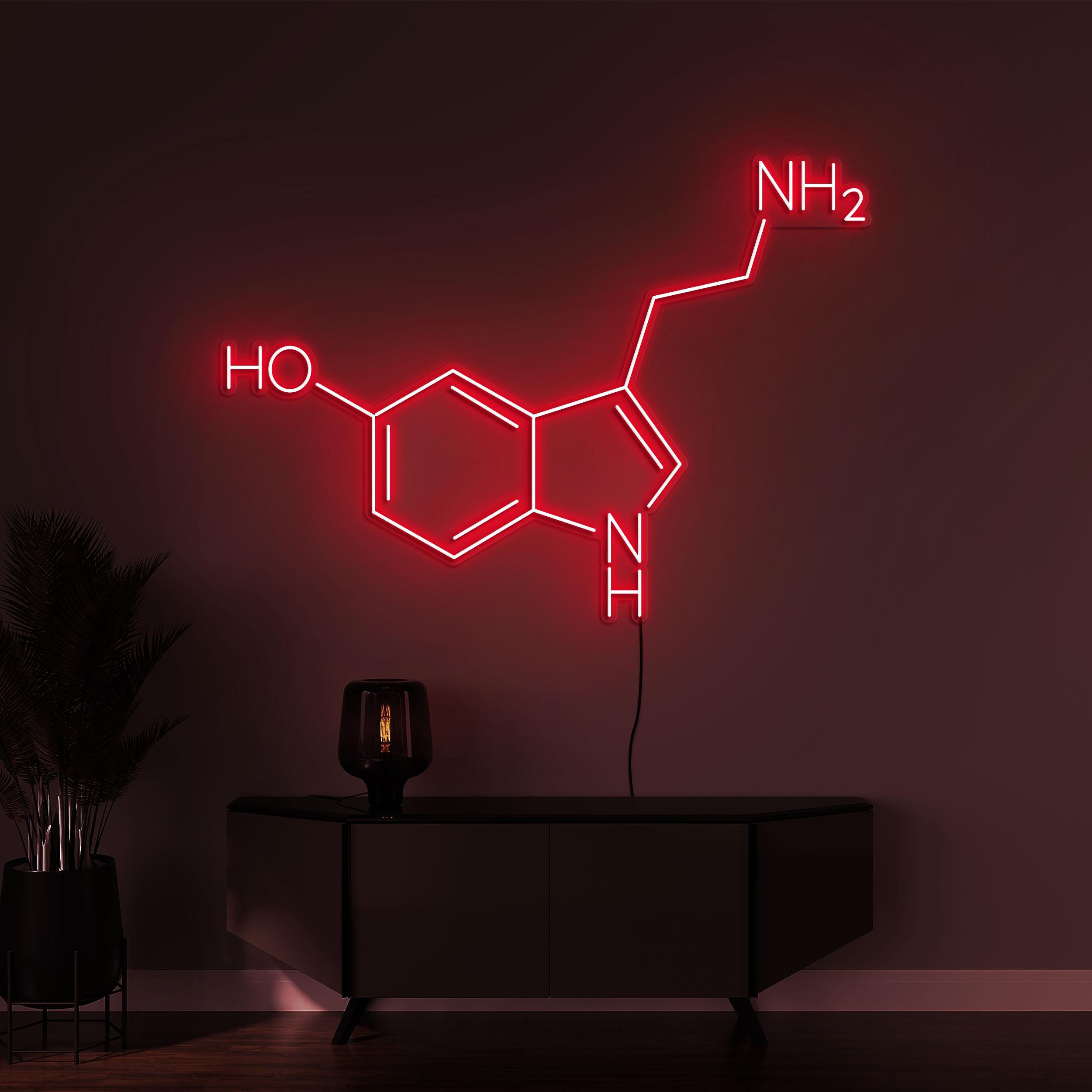 Molecular Formula Neon Sign, Formula Wall Decor, Molecular Formula Neon Light, Home Wall Art, Decor for School, Colleges & University, Gift