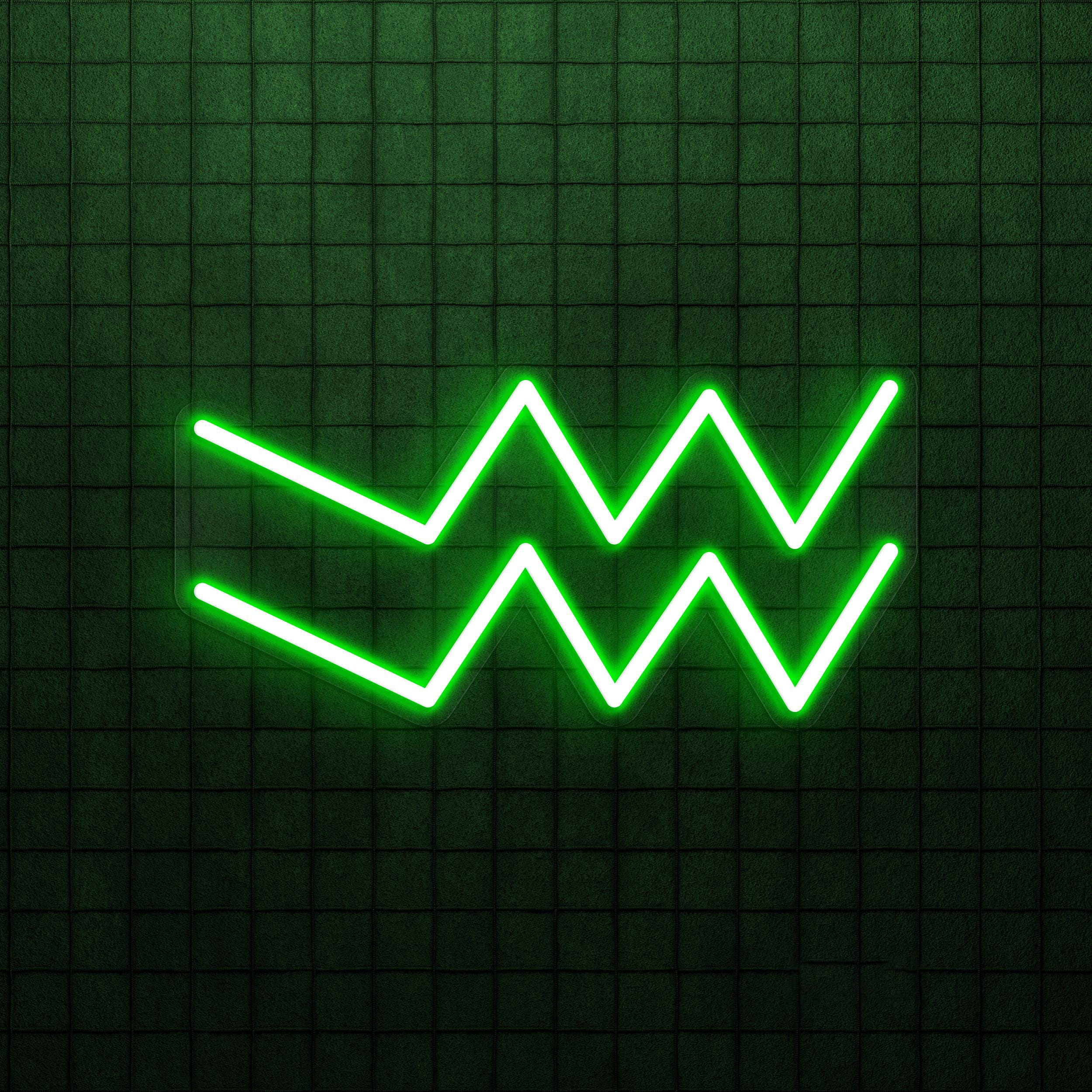 Aquarius Neon Sign, Aquarius LED Light, Aquarius Symbol Wall Art, Horoscope Sign for Cafe, Bar & Studio Wall Decor, Bedroom Wall Light, Gift