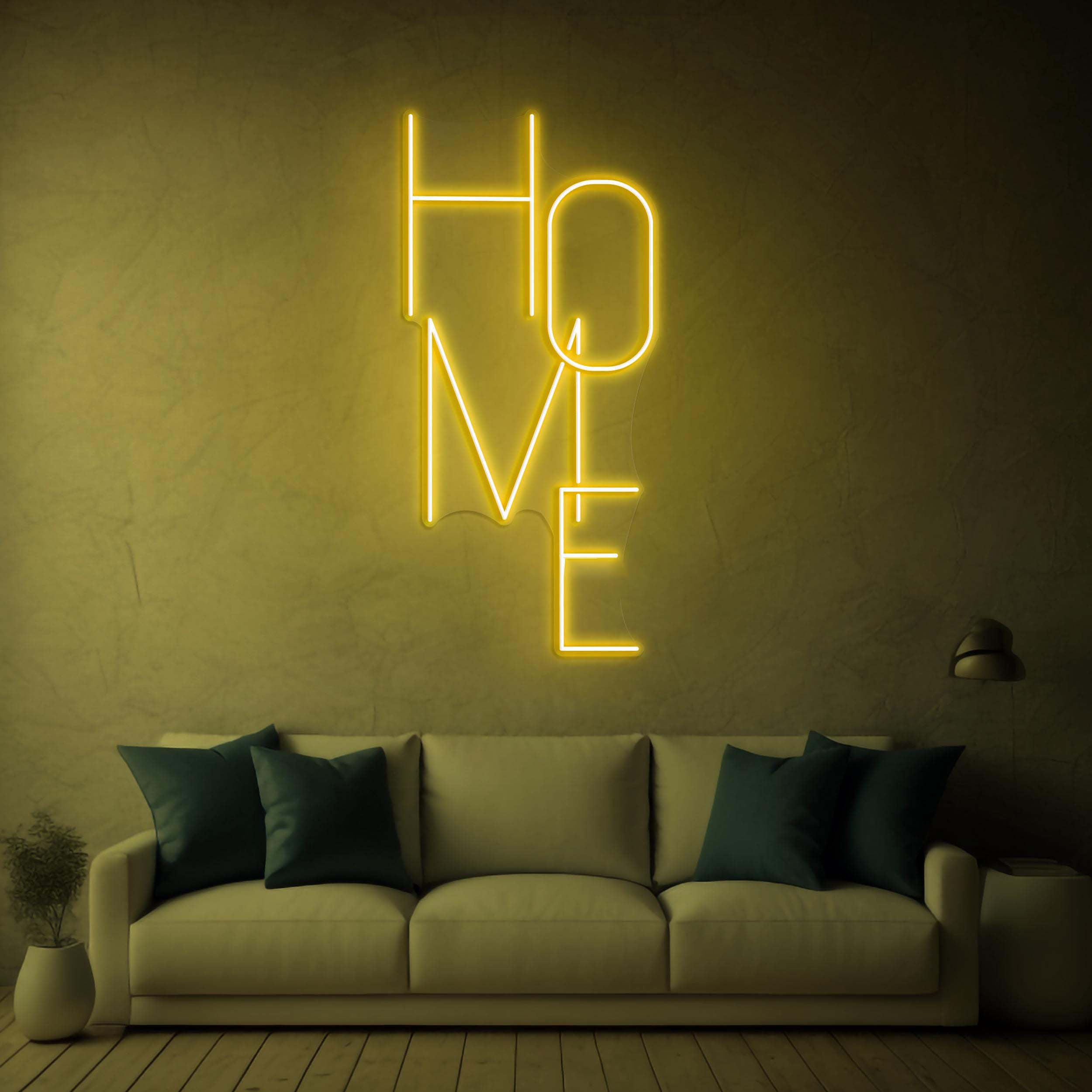 Home Neon Sign, Home LED Light, Home House Warming Wall Art, Custom Neon Sign, Home, Room, Bedroom Decoration, Home Wall Hanging Neon Decor