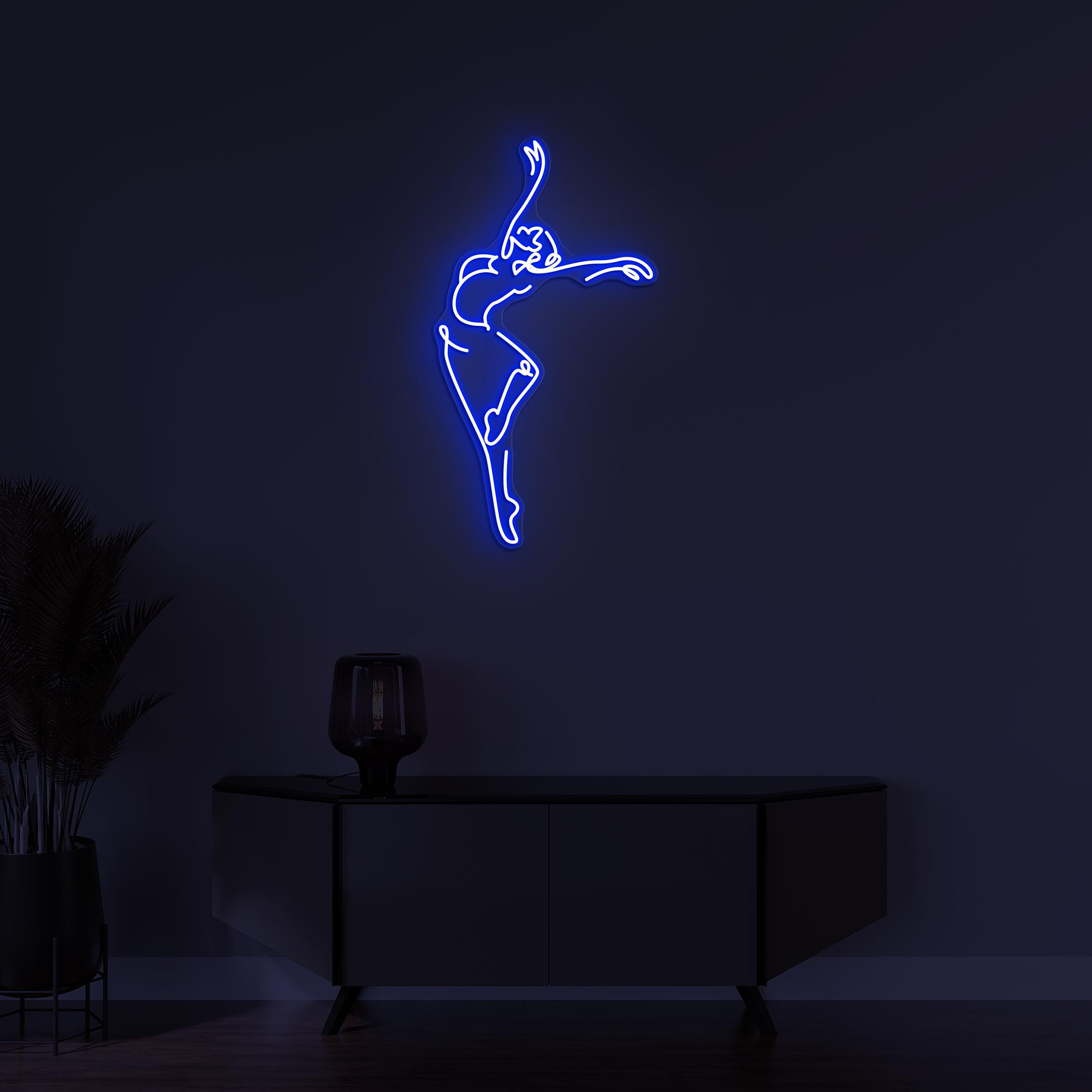 Girl Dance Neon Sign, Ballet Dance LED Light, Girl Dance LED Art, Dancing Club Wall Decor, Dancer Neon Sign, Home Wall Art, Dance Lover Sign