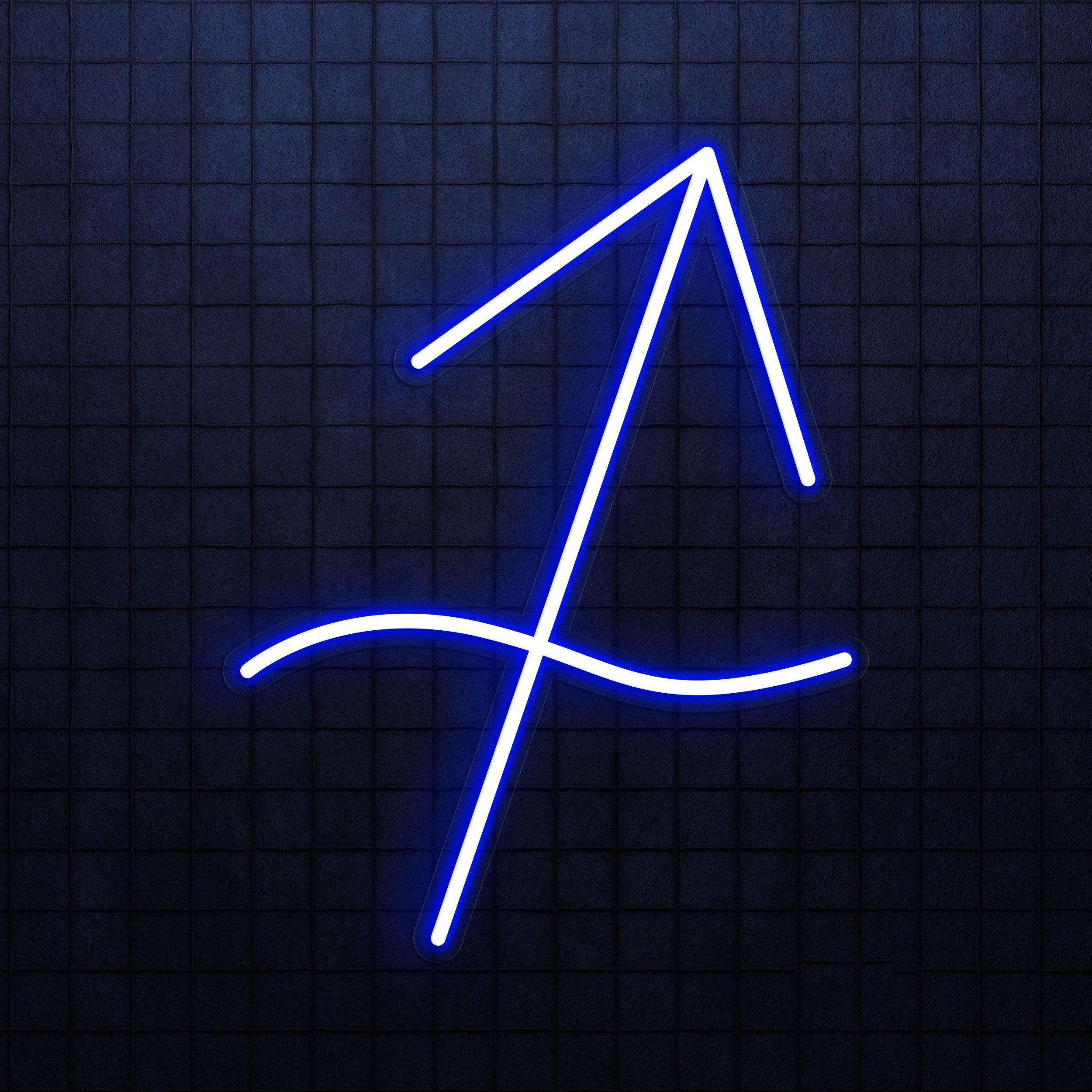 Sagittarius Neon Sign, Sagittarius LED Light, Home Wall Decor, Custom Sign, Elements of the Zodiac, Horoscope Sign for Home & Studio Decor
