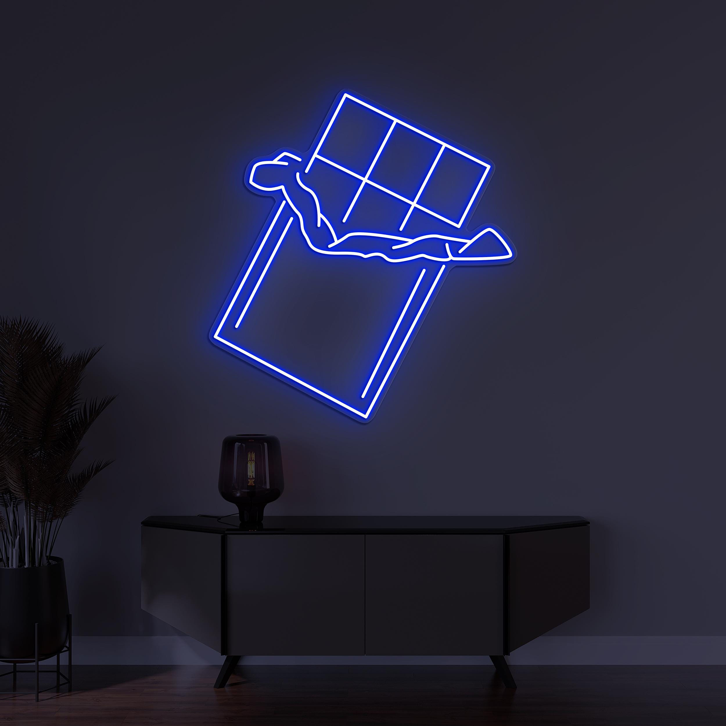 Chocolate Bar Neon Sign, Chocolate Bar LED Light, Chocolate Wall Decor, Anniversary Gift, Valentine Neon Light, Chocolate Shop Wall Art
