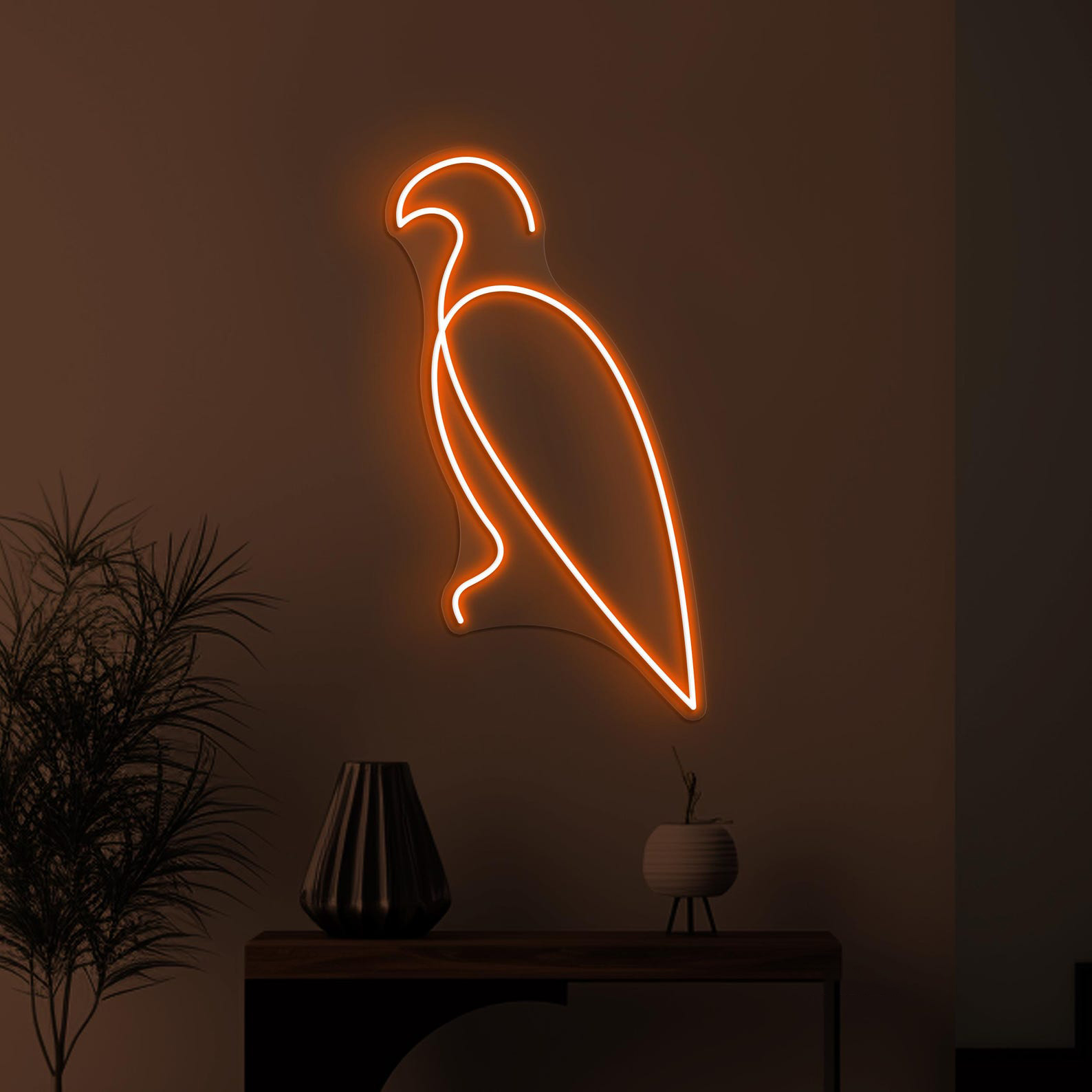 Eagle Neon Sign, Eagle LED Light, Bird Line LED Neon Art, Home Wall Decor, Wildlife Neon Light, Zoo Wall Art, Game Room Decor, Bird Neon Art