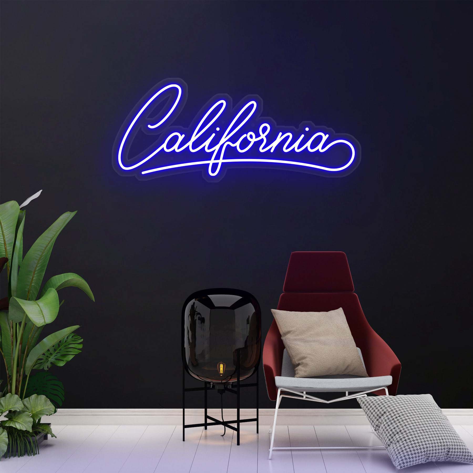 California Neon Sign, LED California Light, Led Wall Art Decor, Custom Wedding & Bedroom Sign, Home Decor for California Lovers, Gift Idea