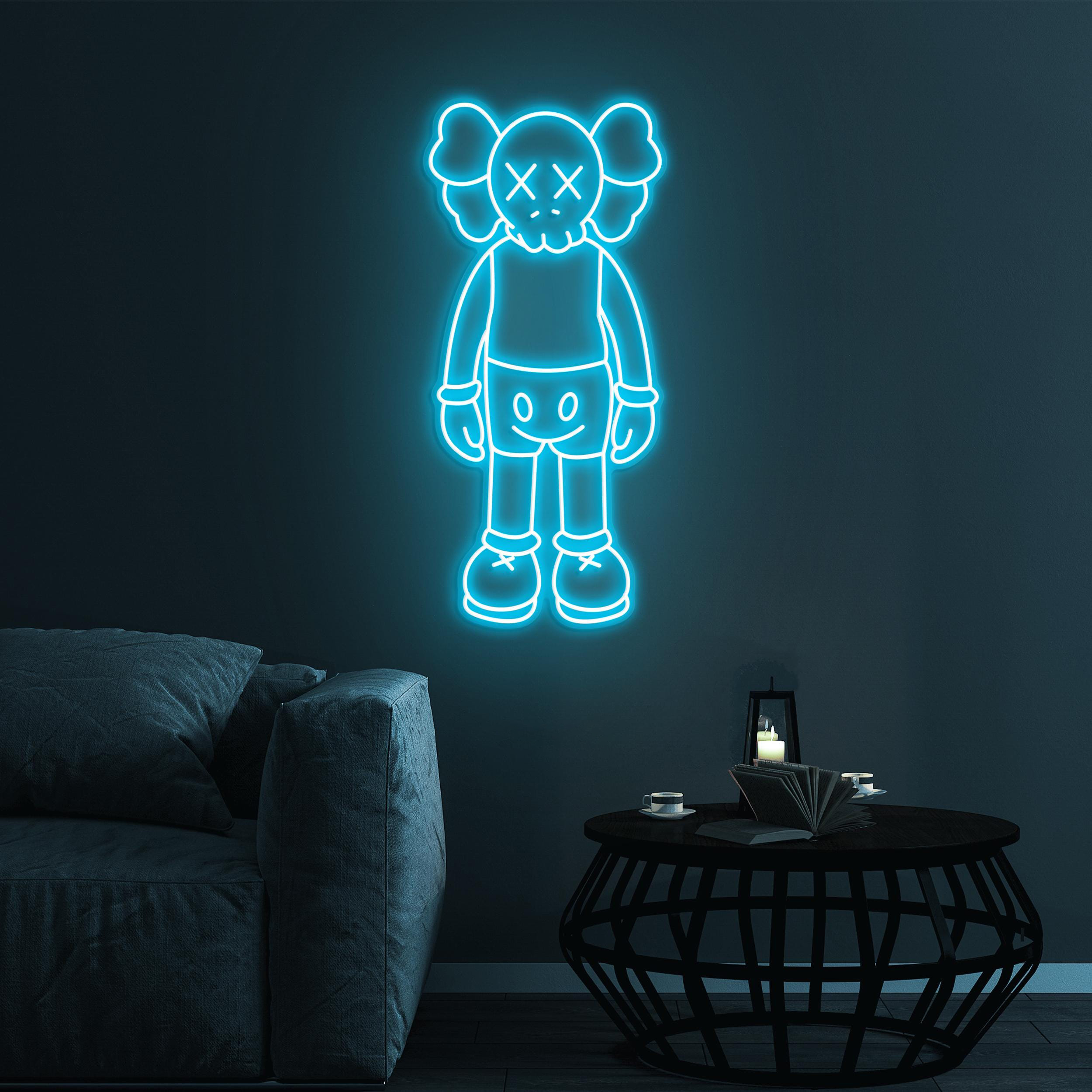 Street Kaw Neon Sign, Street Kaw LED Wall Light, Kaw Led Neon Art, Custom Kaw Art, Modern Street Sign for Home, Halloween & Party Wall Decor