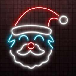 Santa Claus Neon Sign, Santa Claus LED Light, Father Christmas Wall Decor, Holiday Led Sign, Christmas Party Neon Light, Event Neon Decor