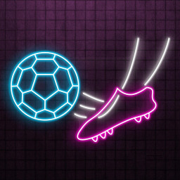 Foot Ball Kick Neon Sign, Ball Kick LED Light, Soccer Kick LED Neon Art, Sports Shop Wall Decor, Foot Ball Club Wall Art, Game Room Light