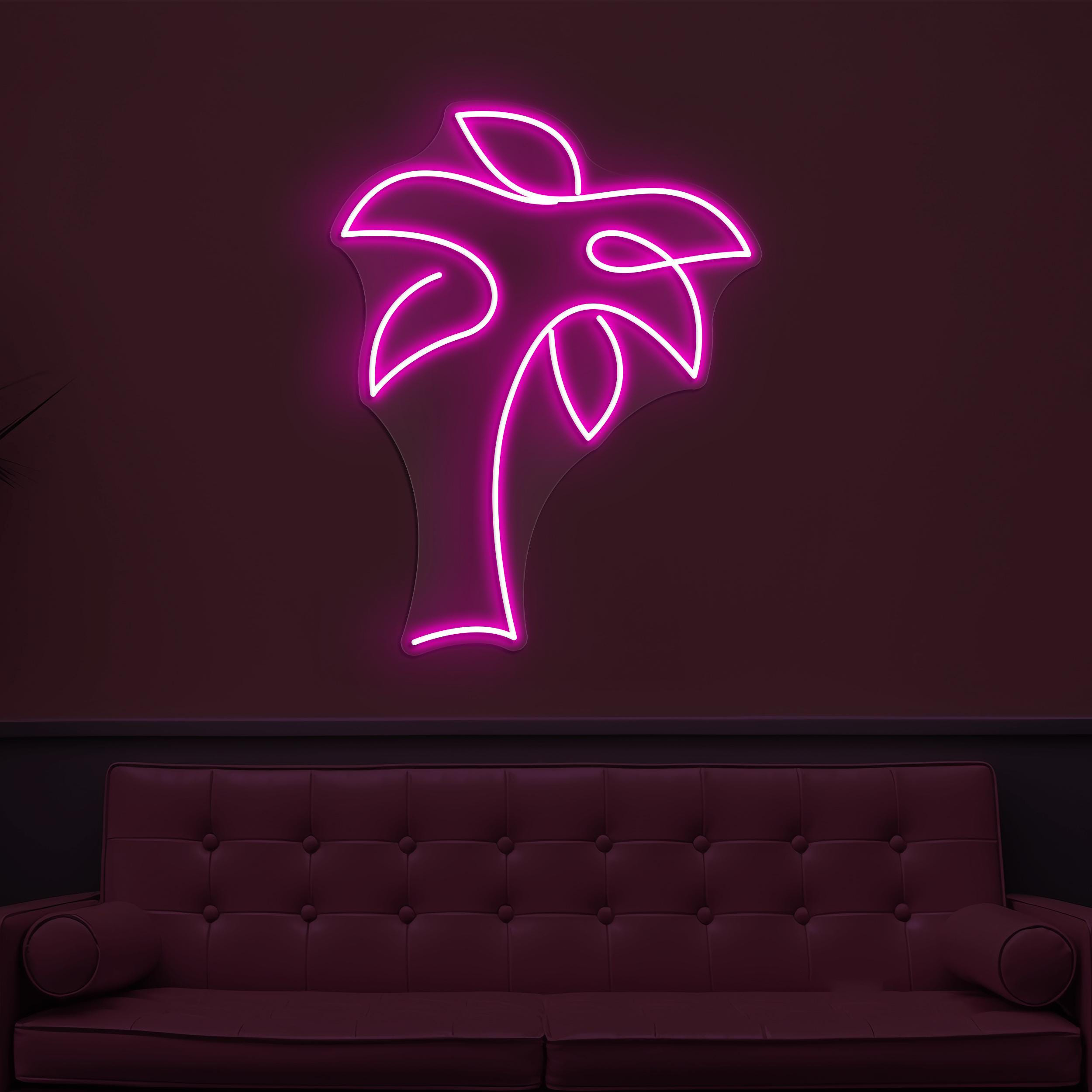 Palm Tree Neon Sign, Palm Tree LED Light, Beach Wall Decor, Summer Beach Wall Art, Island Neon Light, Beach Home Neon Sign, Bar & Cafe Decor