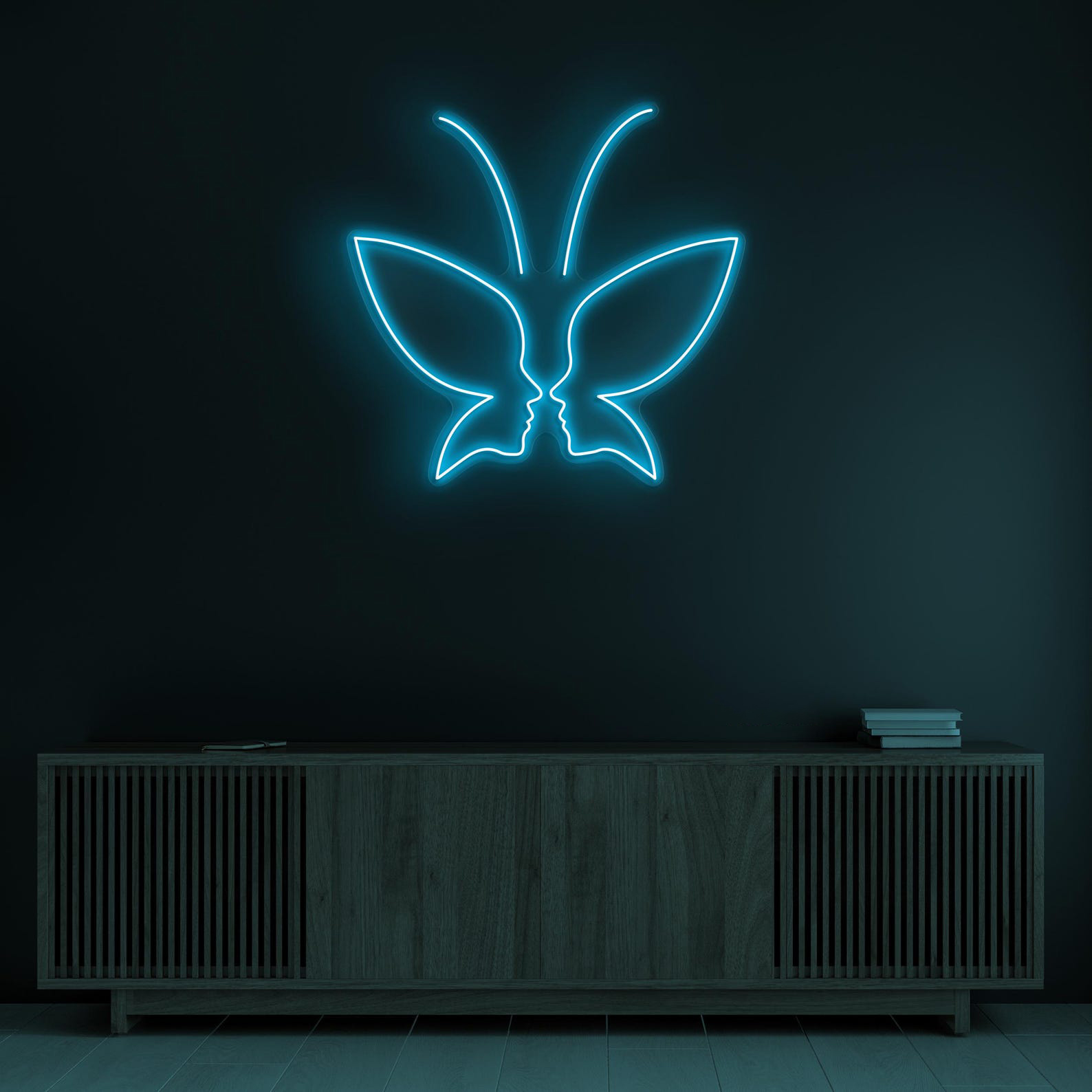 Butterfly Neon Sign, Butterfly LED Light, Girl Room Wall Decor, Animal Shop Art, Butterfly Lover Gift, Cute Butterfly Sign, Kids Room Decor
