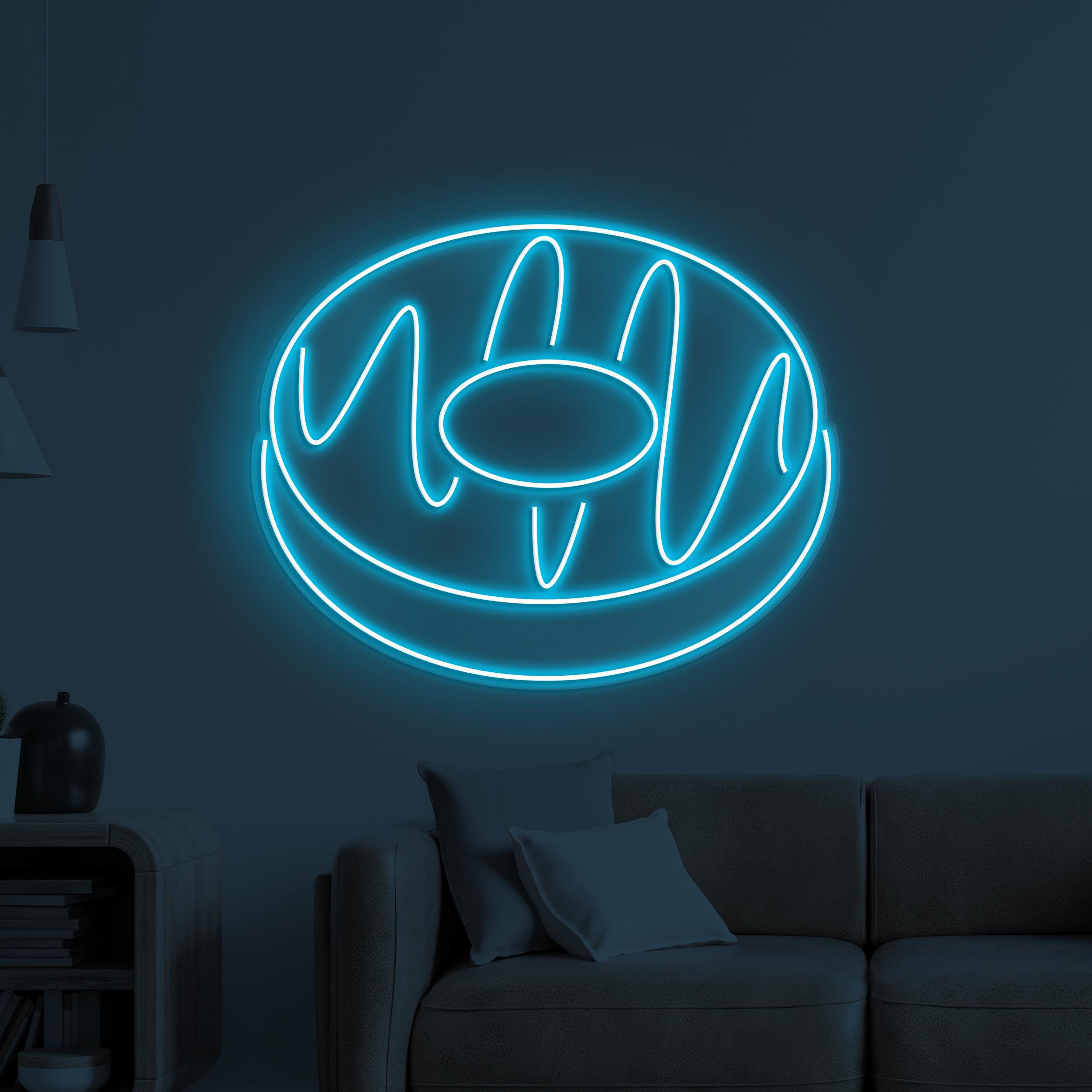 Donut Neon Sign, Donut LED Sign, Yummy Donut Wall Decor, Sugar Rush Neon Light, Sweet Treat Wall Art, Dessert Shop Art, Kitchen Wall Decor