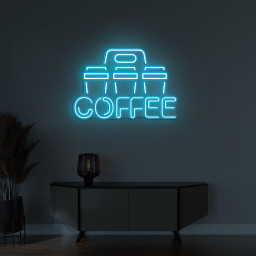 Coffee Neon Sign, Coffee LED Light, Coffee Cup Wall Decor, Coffee Shop Wall Art, Led Neon Art, Cafe Neon Decor, Coffee Lover Wall Decor