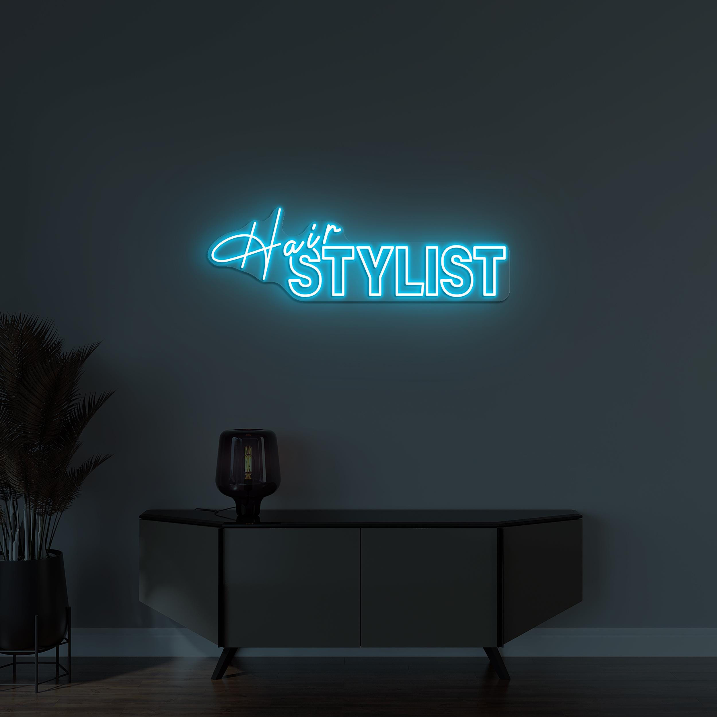 Hair Stylist Neon Sign, Hair Stylist LED Light, Hair Saloon Neon Decor, Barber Shop Wall Art, Beauty Salon Wall Decor, Hair Dressing Sign