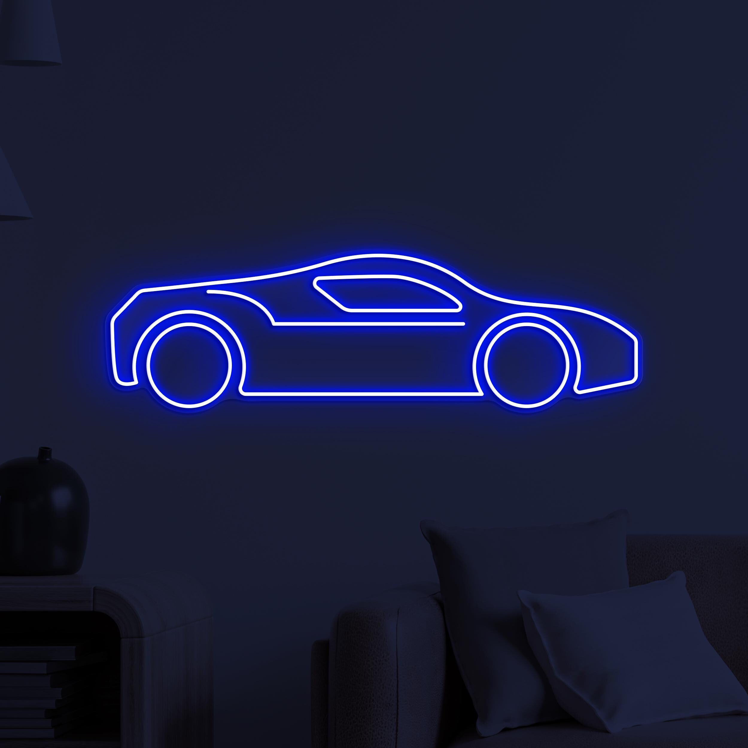 Car Neon Sign, Car LED Light, Sports Car Wall Decor, Racing Car Neon Light, Game Room Wall Art, Garage Neon Decor, Auto Show Neon Sign, Gift